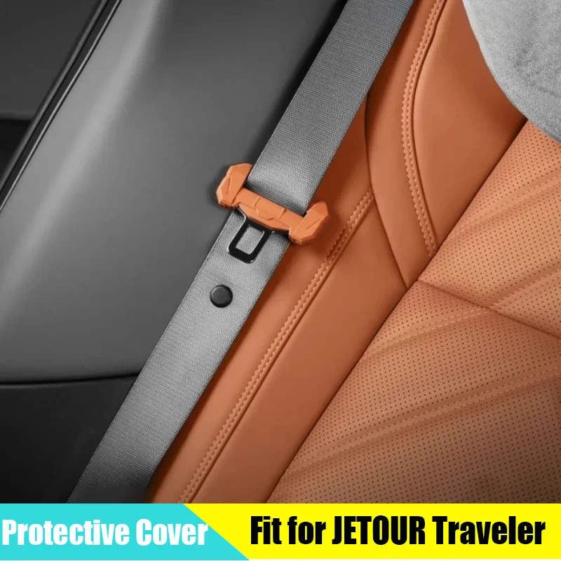 Car Seat Belt Plug Anti-collision Silicone Protective Cover Suitable for JETOUR Traveler T2 2023+ Modified Mecha Style Parts
Car Seat Belt Plug Anti-collision Silicone Protective Cover Suitable for JETOUR Traveler T2 2023+ Modified Mecha Style Parts