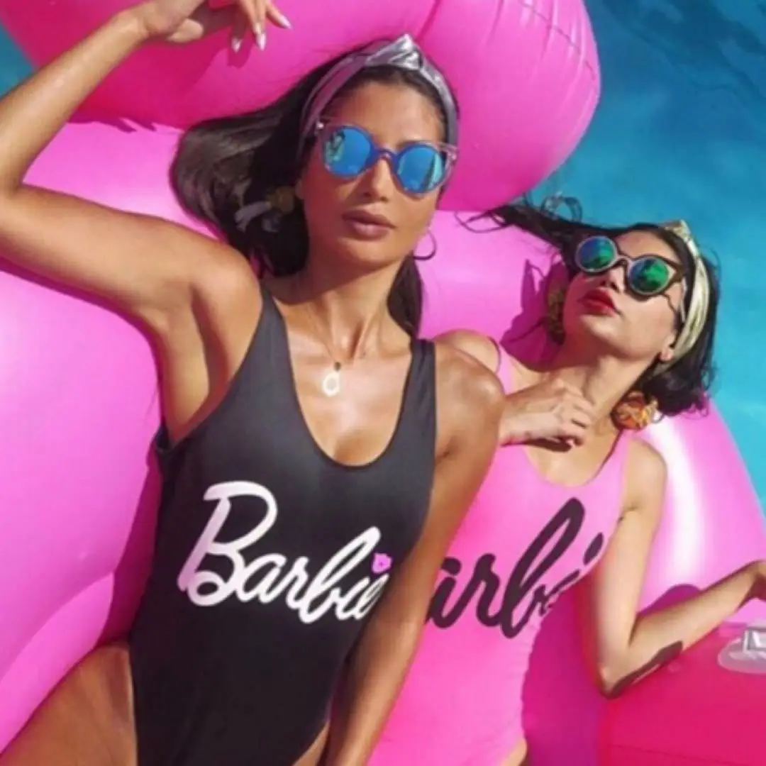 Barbie Pink Lip Bikini One-piece Swimsuit for Adult Women Summer Sexy Bikinis Y2K Kawaii Beach Swimming Suit Cute Swimwear
Barbie Pink Lip Bikini One-piece Swimsuit for Adult Women Summer Sexy Bikinis Y2K Kawaii Beach Swimming Suit Cute Swimwear