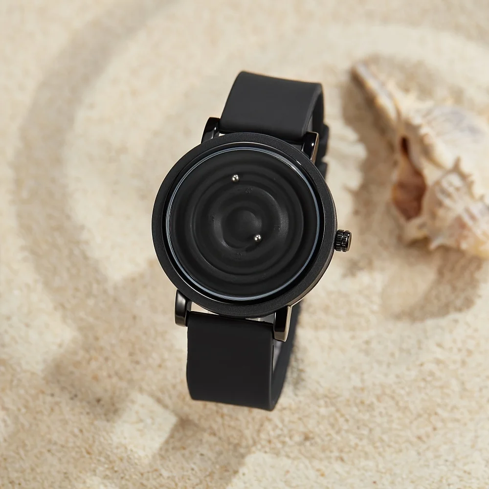 Personalized fashionable floating magnetic pointer free ball bearing creative simple waterproof quartz watch student women men
Personalized fashionable floating magnetic pointer free ball bearing creative simple waterproof quartz watch student women men