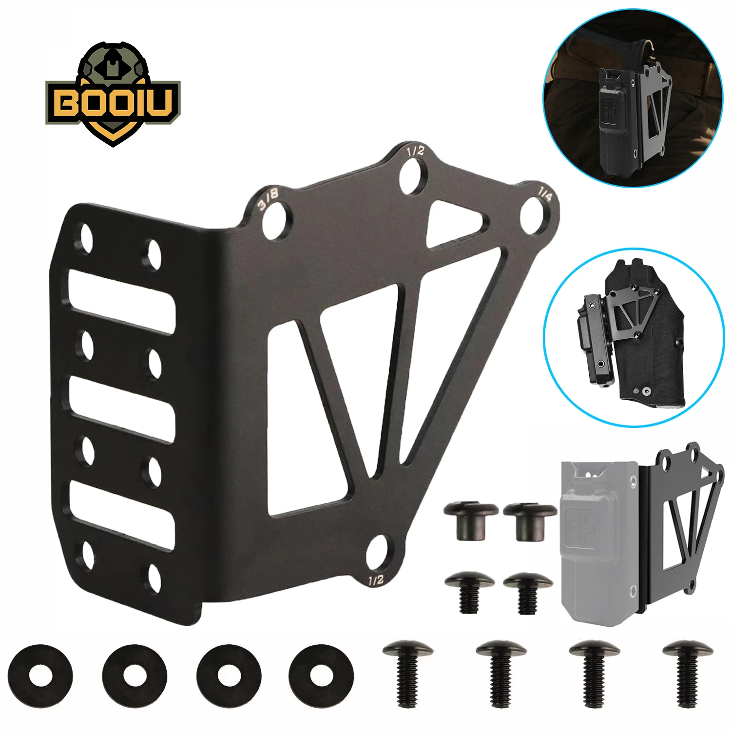Тактическая кобура BOOIU, адаптер, кобура из нержавеющей стали, система быстрой блокировки, удлинительная пластина для уличного кемпинга, охотничьей кобуры
Тактическая кобура BOOIU, адаптер, кобура из нержавеющей стали, система быстрой блокировки, удлинительная пластина для уличного кемпинга, охотничьей кобуры