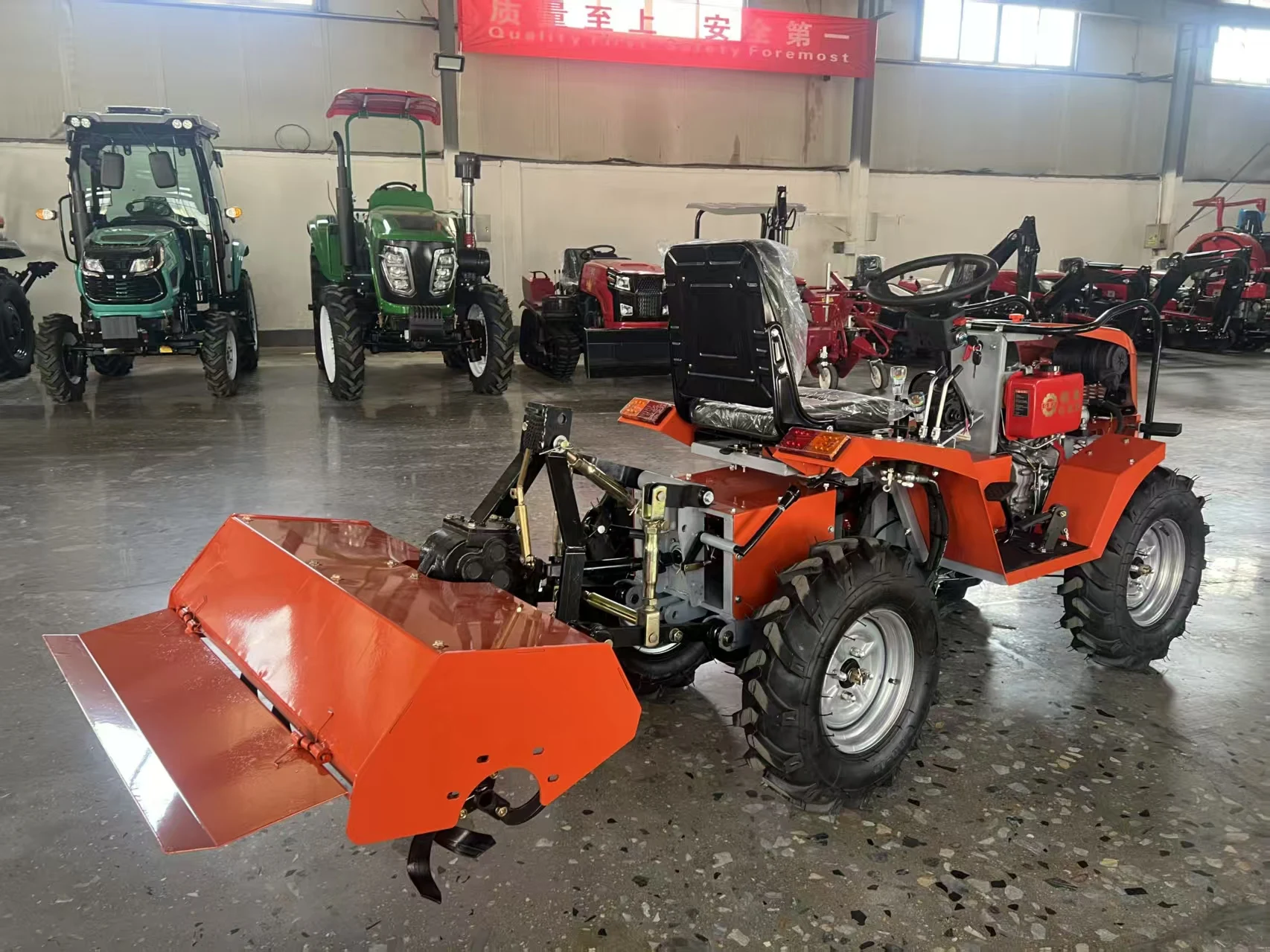 Mini Lightweight Wheel Farm Tractor Fit Different Farm Implements PTO Accessories For Narrow Space Backyard Farm Cultivating
Mini Lightweight Wheel Farm Tractor Fit Different Farm Implements PTO Accessories For Narrow Space Backyard Farm Cultivating
