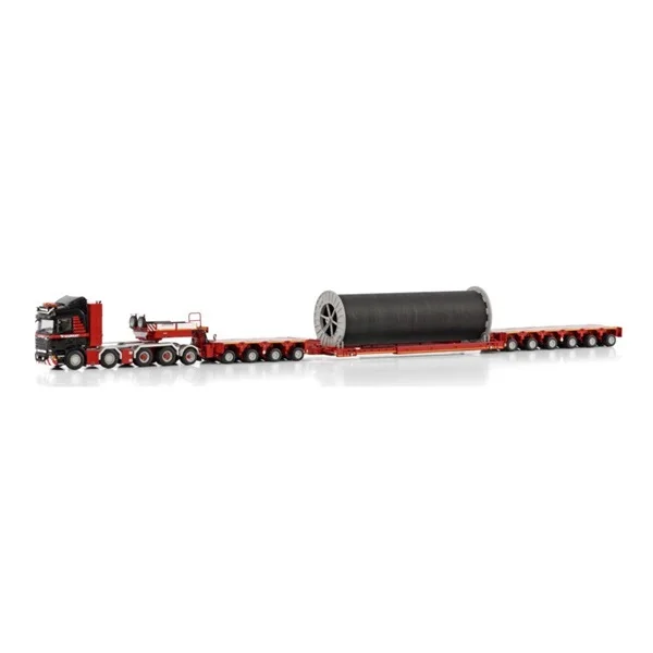 Mammoet 1:50 Sca nia 8x4/6 Axis Heavy Du ty Transporter Model/with Cable Carry 410306
Mammoet 1:50 Sca nia 8x4/6 Axis Heavy Du ty Transporter Model/with Cable Carry 410306
