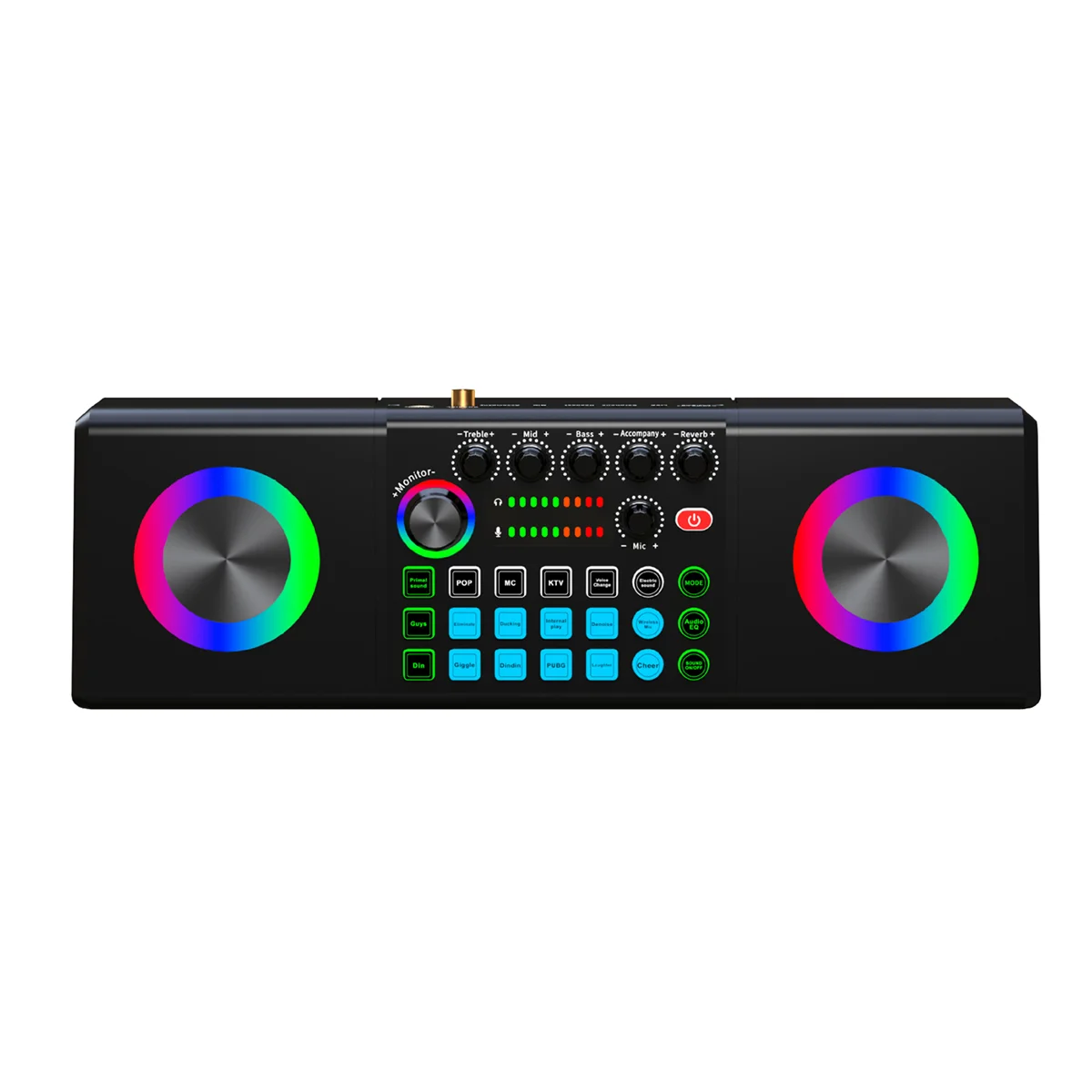 T07C-S169 Karaoke Speaker Multifunctional Sound Card All-In-One Machine for Singing Bluetooth Live Broadcast Speaker
T07C-S169 Karaoke Speaker Multifunctional Sound Card All-In-One Machine for Singing Bluetooth Live Broadcast Speaker