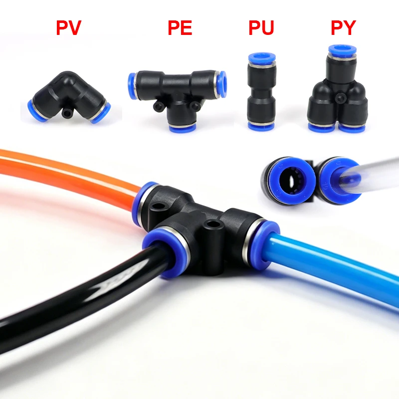 2~10pcs Pneumatic Fittings PU PY PE PV Quick Connector Plastic 4mm 6mm 8mm 10mm 12mm 16mm Air Hose Fitting Push In Connectors
2~10pcs Pneumatic Fittings PU PY PE PV Quick Connector Plastic 4mm 6mm 8mm 10mm 12mm 16mm Air Hose Fitting Push In Connectors
