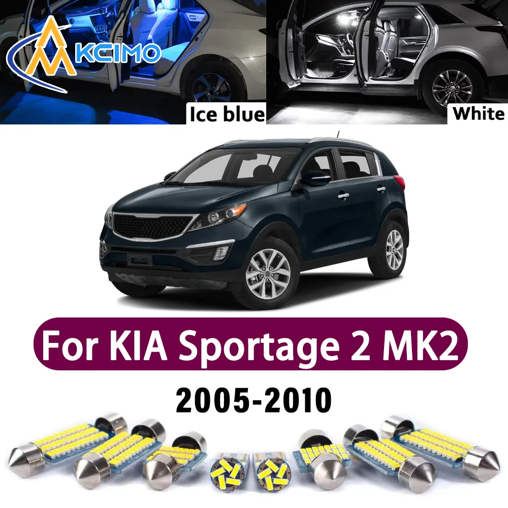High Lumen CANBUS Error Free LED Interior Light Kit For KIA Sportage 2 MK2 2005-2010 Map Door Trunk Reading Dome Lamp Bulbs Set
High Lumen CANBUS Error Free LED Interior Light Kit For KIA Sportage 2 MK2 2005-2010 Map Door Trunk Reading Dome Lamp Bulbs Set
