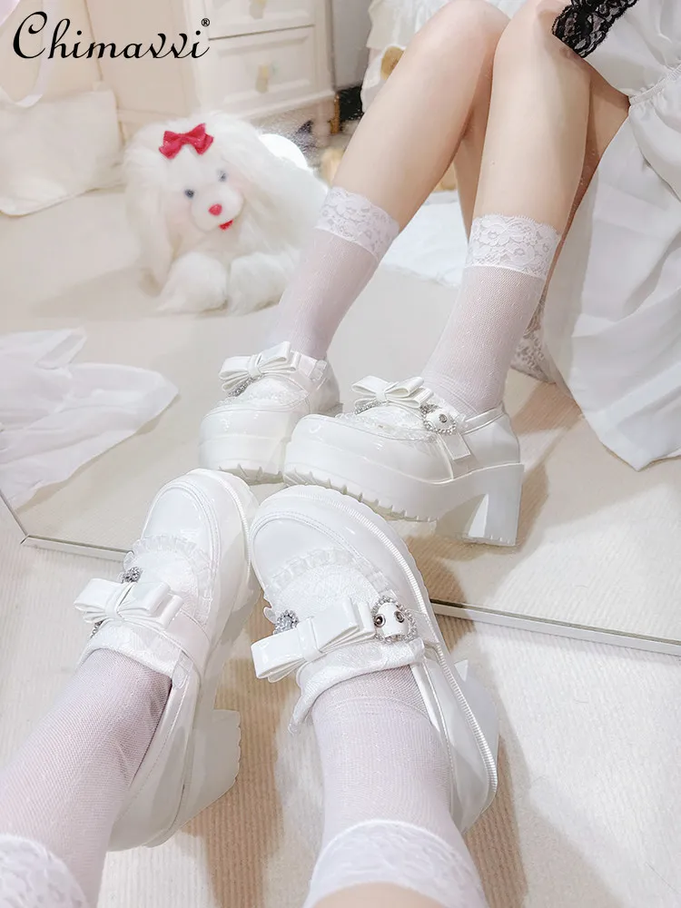 New 2026 Japanese Mine Series Thick-Soled Shoes Heavy Diamond Shallow Mouth Single Shoes Student Sweet Girl JK High Heel Pumps
New 2026 Japanese Mine Series Thick-Soled Shoes Heavy Diamond Shallow Mouth Single Shoes Student Sweet Girl JK High Heel Pumps