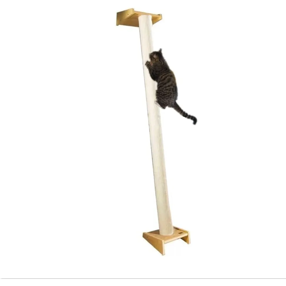 Modern 78.7“ Tall Leaning Cat Tree Tower Scratching Post Pillar with Bed Perch, Wall Mounted Cat Shelves for Window
Modern 78.7“ Tall Leaning Cat Tree Tower Scratching Post Pillar with Bed Perch, Wall Mounted Cat Shelves for Window