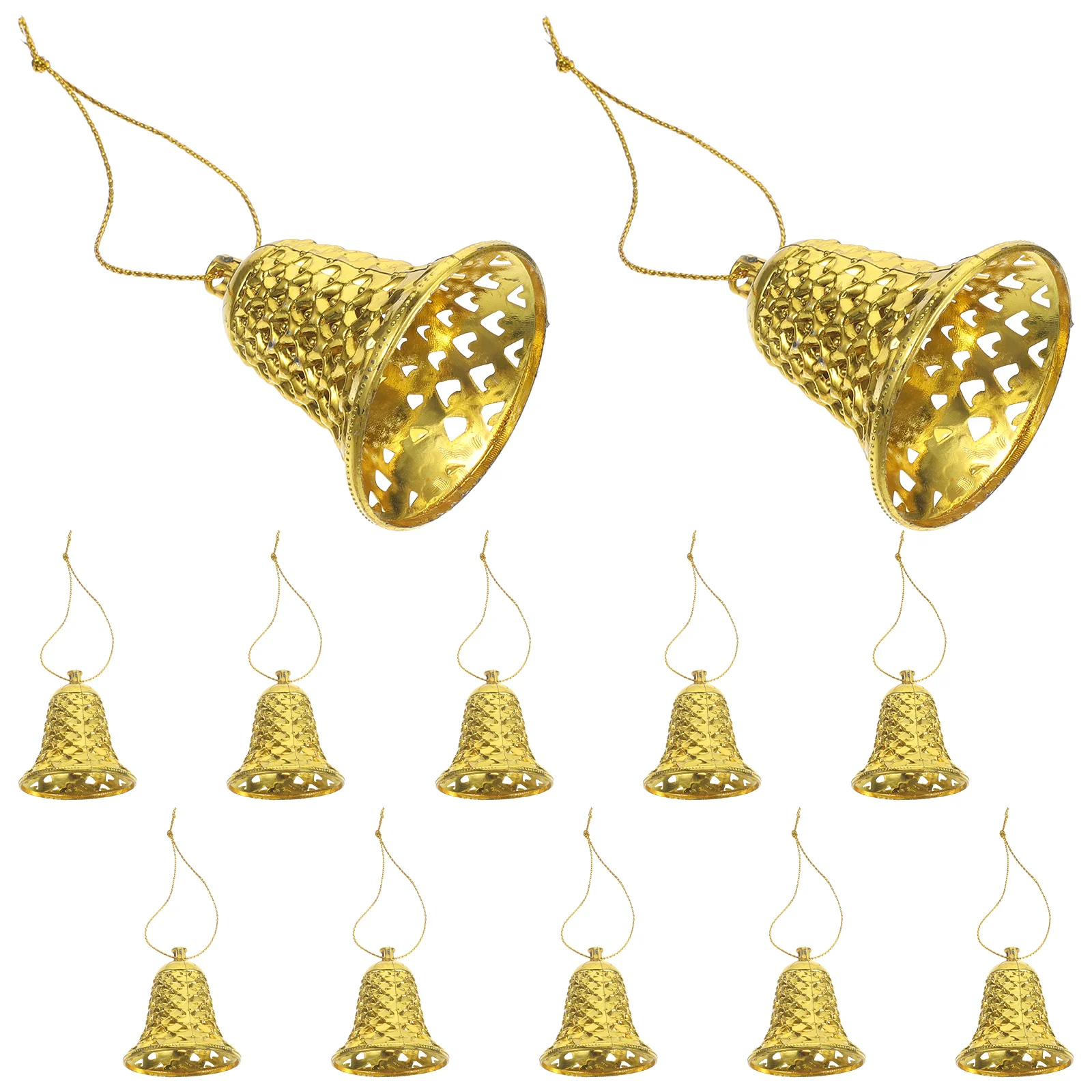 12 Pcs Christmas Bell Tree Decoration Pendant Hanging Ornaments Supplies Xmas Brass Foam Charms Plastic Bells
12 Pcs Christmas Bell Tree Decoration Pendant Hanging Ornaments Supplies Xmas Brass Foam Charms Plastic Bells