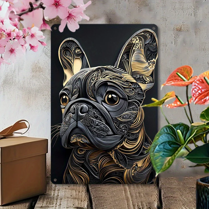 Charming French Bulldog Aluminum Wall Art, Vintage Metal Tin Sign for Bathroom, Dining & Bedroom Decor, Decorative Wall Poster
Charming French Bulldog Aluminum Wall Art, Vintage Metal Tin Sign for Bathroom, Dining & Bedroom Decor, Decorative Wall Poster