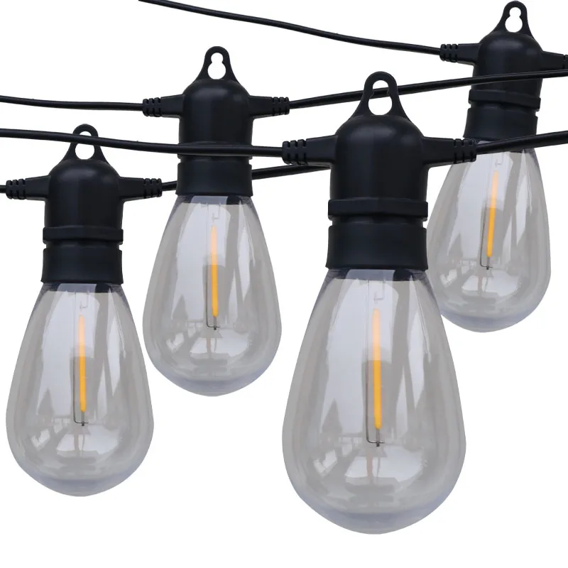 S14 Outdoor LED String Lights Waterproof Dimmable LED Bulb for Garden Vintage Patio Wedding Party
S14 Outdoor LED String Lights Waterproof Dimmable LED Bulb for Garden Vintage Patio Wedding Party