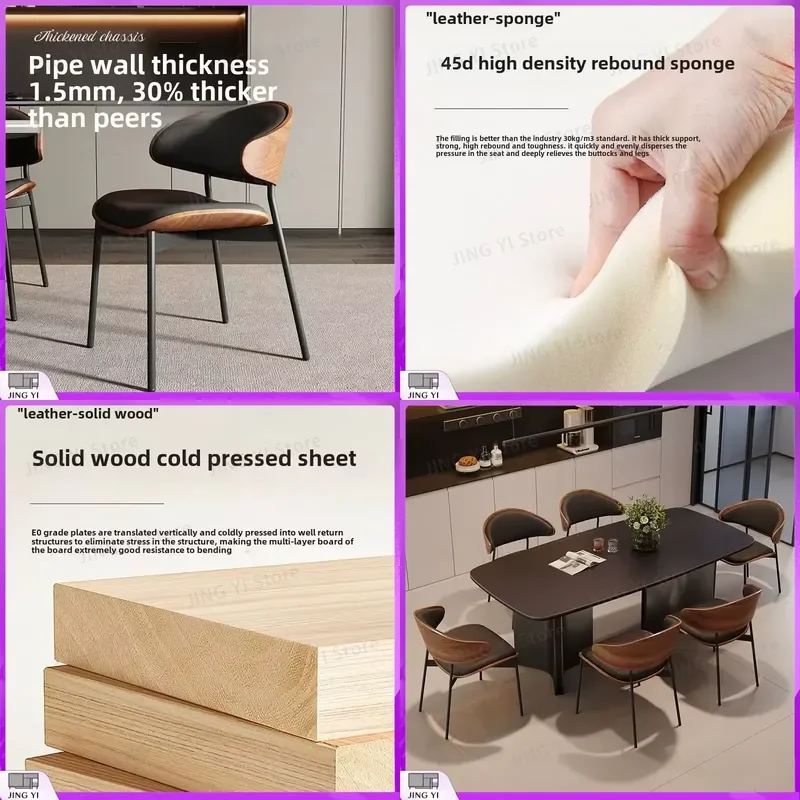 Modern Leather Accent Chair for Living Room Dining Room Office Nordic Minimalist Soft Lounge Chair Ergonomic Recliner Home
Modern Leather Accent Chair for Living Room Dining Room Office Nordic Minimalist Soft Lounge Chair Ergonomic Recliner Home