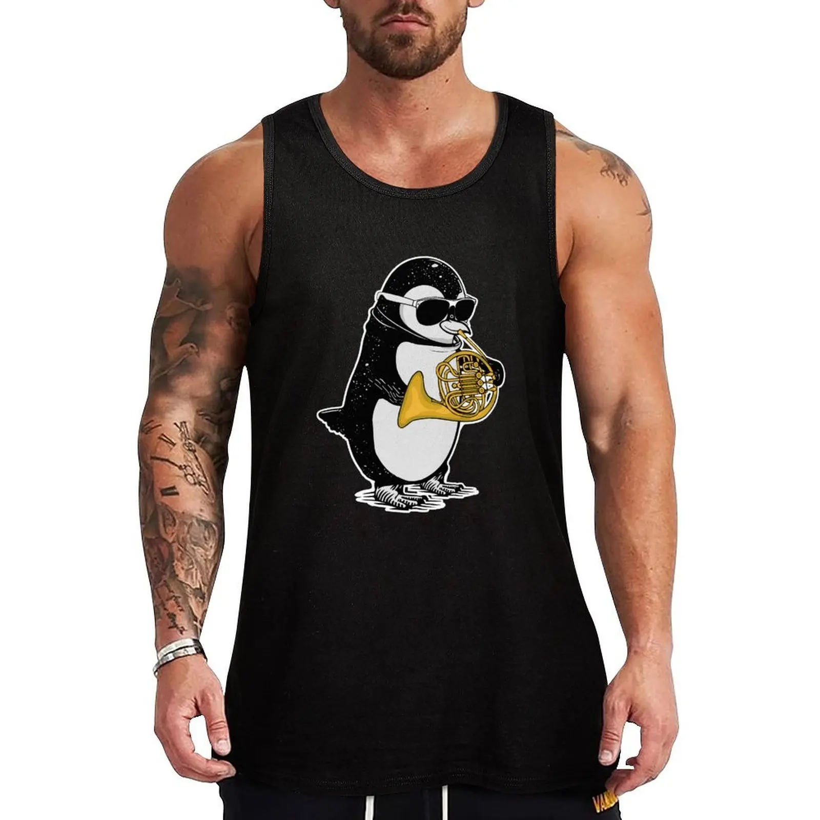 French Horn Player Penguin Gift Kids Music French Horn Tank Top Short sleeve Men's t shirt sports vest 
French Horn Player Penguin Gift Kids Music French Horn Tank Top Short sleeve Men's t shirt sports vest