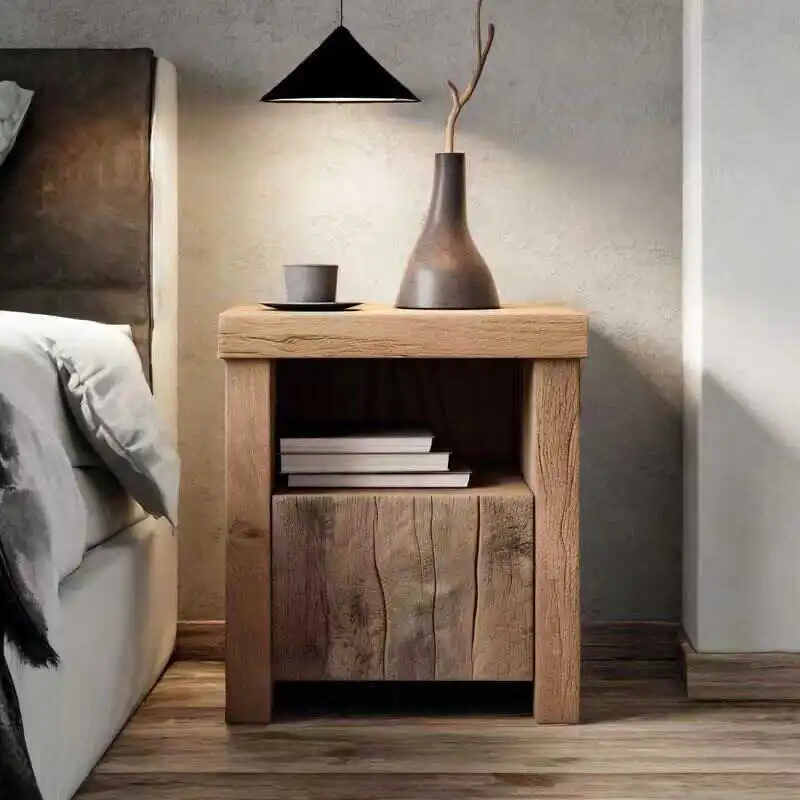 Wabi Sanfeng Bedside Table Pure Solid Wood Bedside Cabinet Bedroom Small Locker Storage Cabinet Log Cabinet
Wabi Sanfeng Bedside Table Pure Solid Wood Bedside Cabinet Bedroom Small Locker Storage Cabinet Log Cabinet