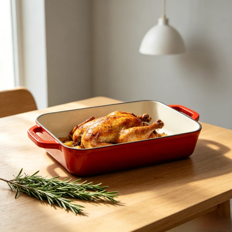 Enameled Cast Iron Baking Roasting Dish Dual Side Handles Natural Physical Non-Stick All Stove & Oven Safe Multi Use Grill Fry
Enameled Cast Iron Baking Roasting Dish Dual Side Handles Natural Physical Non-Stick All Stove & Oven Safe Multi Use Grill Fry