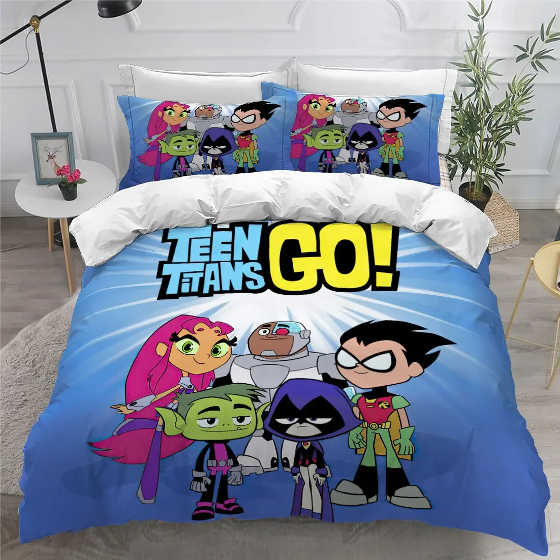 Комплект постельного белья Teen Titans Go Single Twin Full Queen King Size Аниме Комплект постельного белья для взрослых и детей Наборы пододеяльников для спальни с 3D принтом аниме
Комплект постельного белья Teen Titans Go Single Twin Full Queen King Size Аниме Комплект постельного белья для взрослых и детей Наборы пододеяльников для спальни с 3D принтом аниме