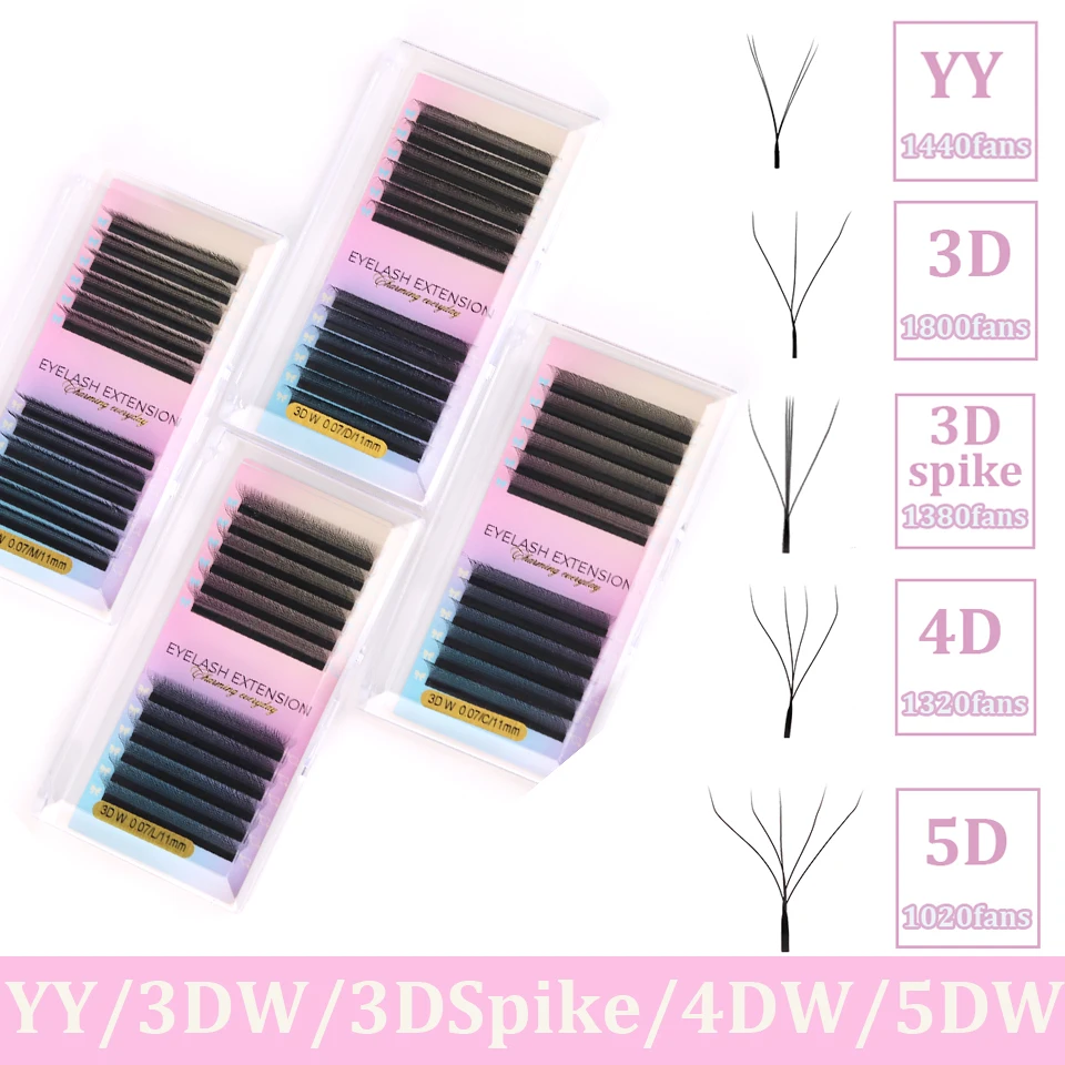 L M Curl Automatic Flowering W Shape Bloom YY 3D 4D 5D Premade Fans Speed Eyelash Extensions Natural Soft Light Full Dense
L M Curl Automatic Flowering W Shape Bloom YY 3D 4D 5D Premade Fans Speed Eyelash Extensions Natural Soft Light Full Dense