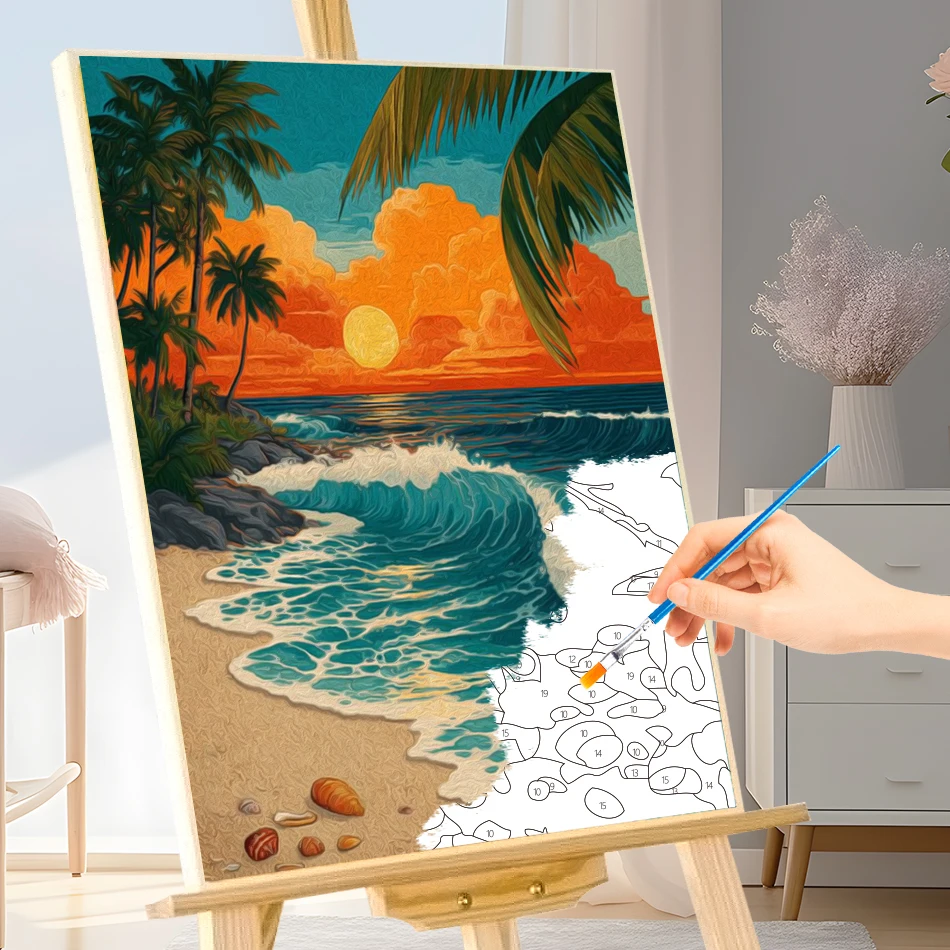 GATYZTORY Painting By Number Novelties Wall Art Picture Landscape Watercolor Acrylic Coloring By Numbers Gifts Home Decor Items
GATYZTORY Painting By Number Novelties Wall Art Picture Landscape Watercolor Acrylic Coloring By Numbers Gifts Home Decor Items