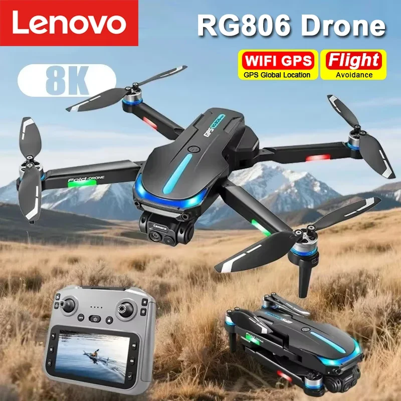 Lenovo RG806 Max Aerial Drone 8K HD 5.6-Inch Remote Control with Screen GPS Positioning Brushless Motor Obstacle Avoidance Toy
Lenovo RG806 Max Aerial Drone 8K HD 5.6-Inch Remote Control with Screen GPS Positioning Brushless Motor Obstacle Avoidance Toy