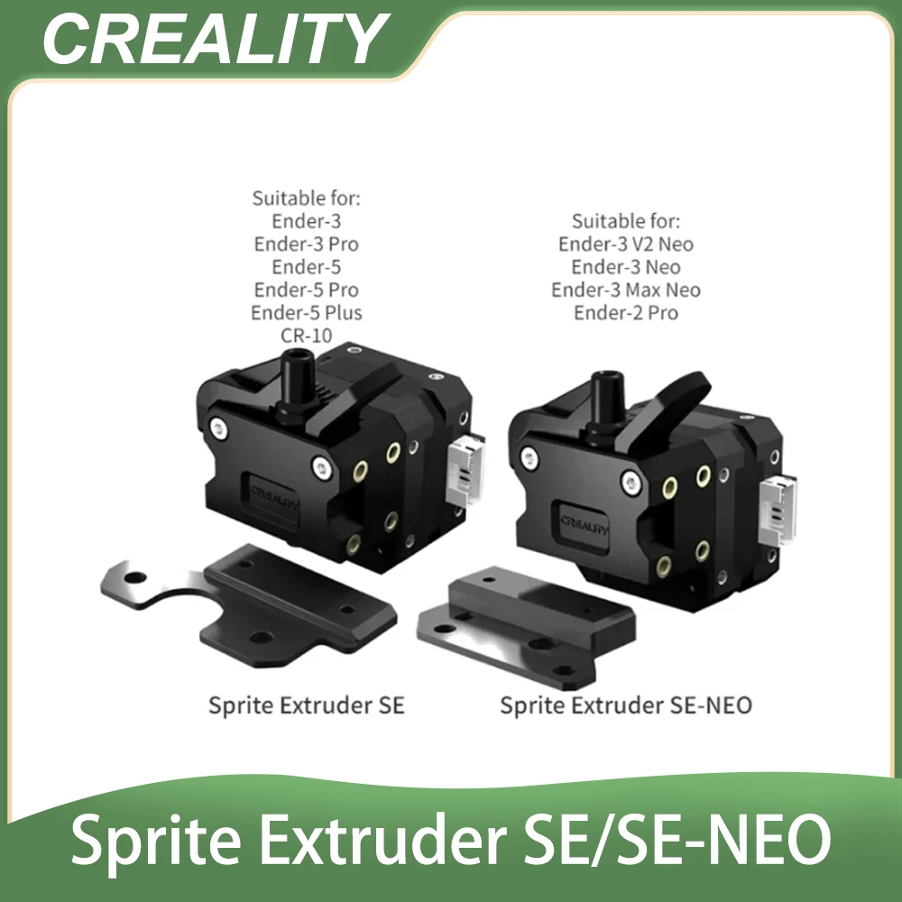 Creality For Ender 3 Neo/Ender 3 V2 Neo/Ender 3 Max Neo/Ender 2 Pro Official Sprite Extruder SE/SE-NEO 3.5:1 Dual Gear Upgrade
Creality For Ender 3 Neo/Ender 3 V2 Neo/Ender 3 Max Neo/Ender 2 Pro Official Sprite Extruder SE/SE-NEO 3.5:1 Dual Gear Upgrade