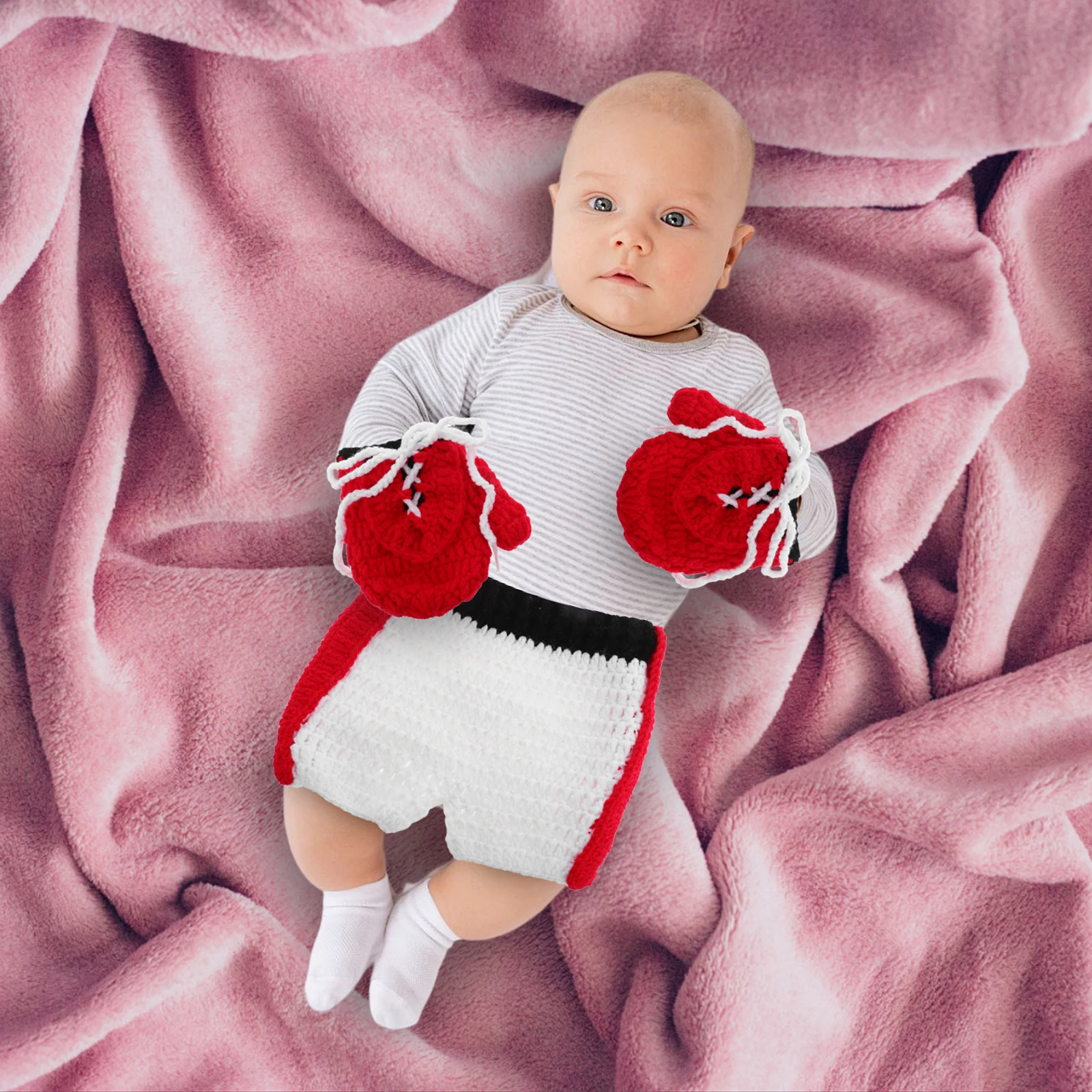 Boxing Clothes Newborn Photoshoot Outfits Girl Boy Infant Cute Soft Fabric Durable Design Versatile Scenes
Boxing Clothes Newborn Photoshoot Outfits Girl Boy Infant Cute Soft Fabric Durable Design Versatile Scenes