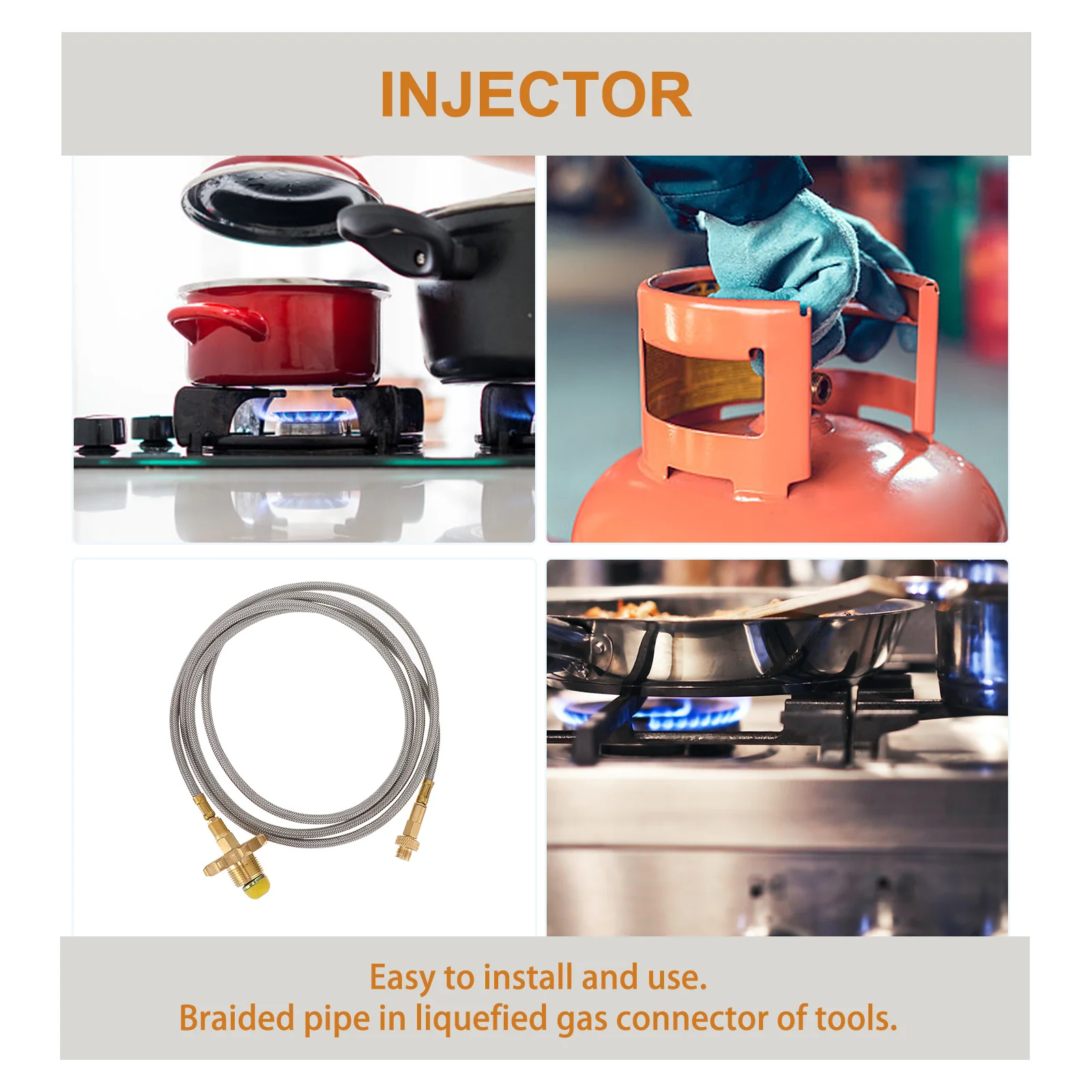 Extension Propane Tank Adapter Durable Aluminum Alloy Liquefied Gas Connector For Bbq Camping Picnic Outdoor Use Propane Hose
Extension Propane Tank Adapter Durable Aluminum Alloy Liquefied Gas Connector For Bbq Camping Picnic Outdoor Use Propane Hose