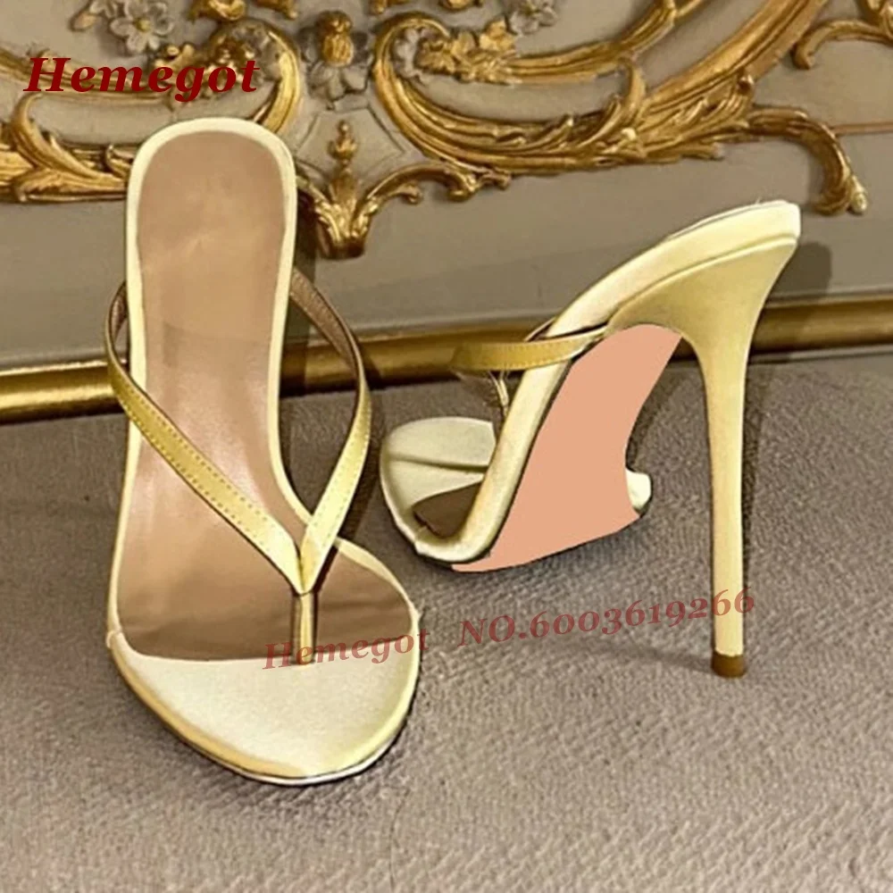 Yellow Clip Toe Satin Slippers Patchwork Stiletto High Heels Flip-Flops Slip On Side Air Summer Party Shoes 2026 New Simplicity
Yellow Clip Toe Satin Slippers Patchwork Stiletto High Heels Flip-Flops Slip On Side Air Summer Party Shoes 2026 New Simplicity