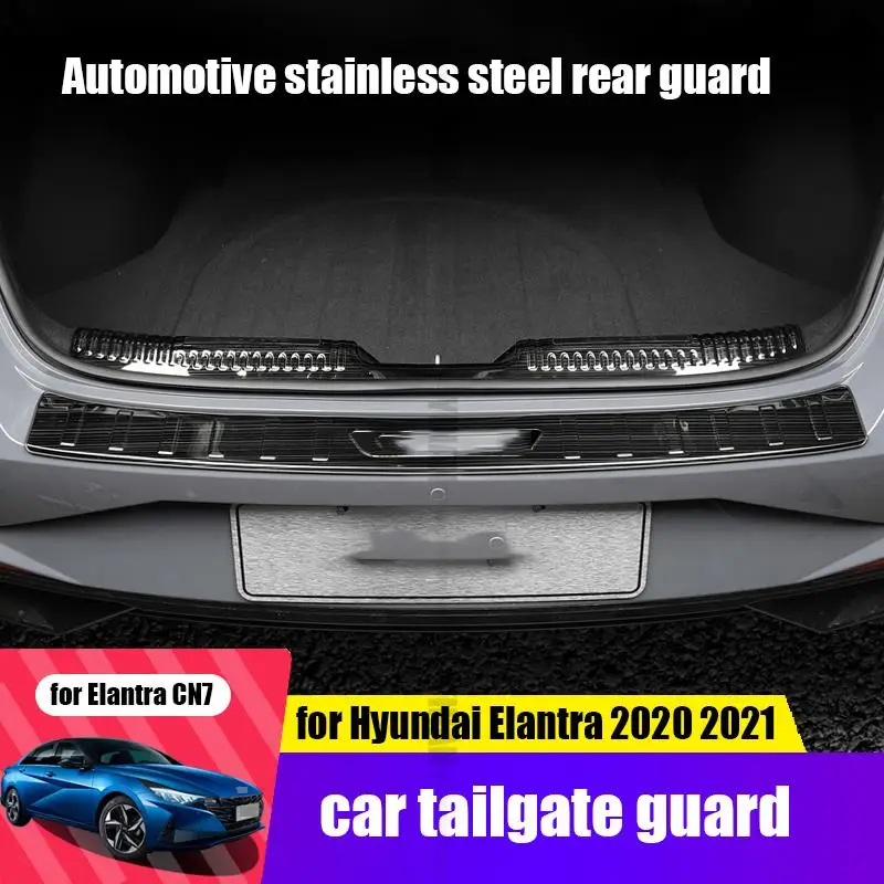 for Hyundai Elantra Avante CN7 2020 2021 2022 Tailgate Trunk Rear Guard Stainless Steel Protective Car Interior Trim
for Hyundai Elantra Avante CN7 2020 2021 2022 Tailgate Trunk Rear Guard Stainless Steel Protective Car Interior Trim