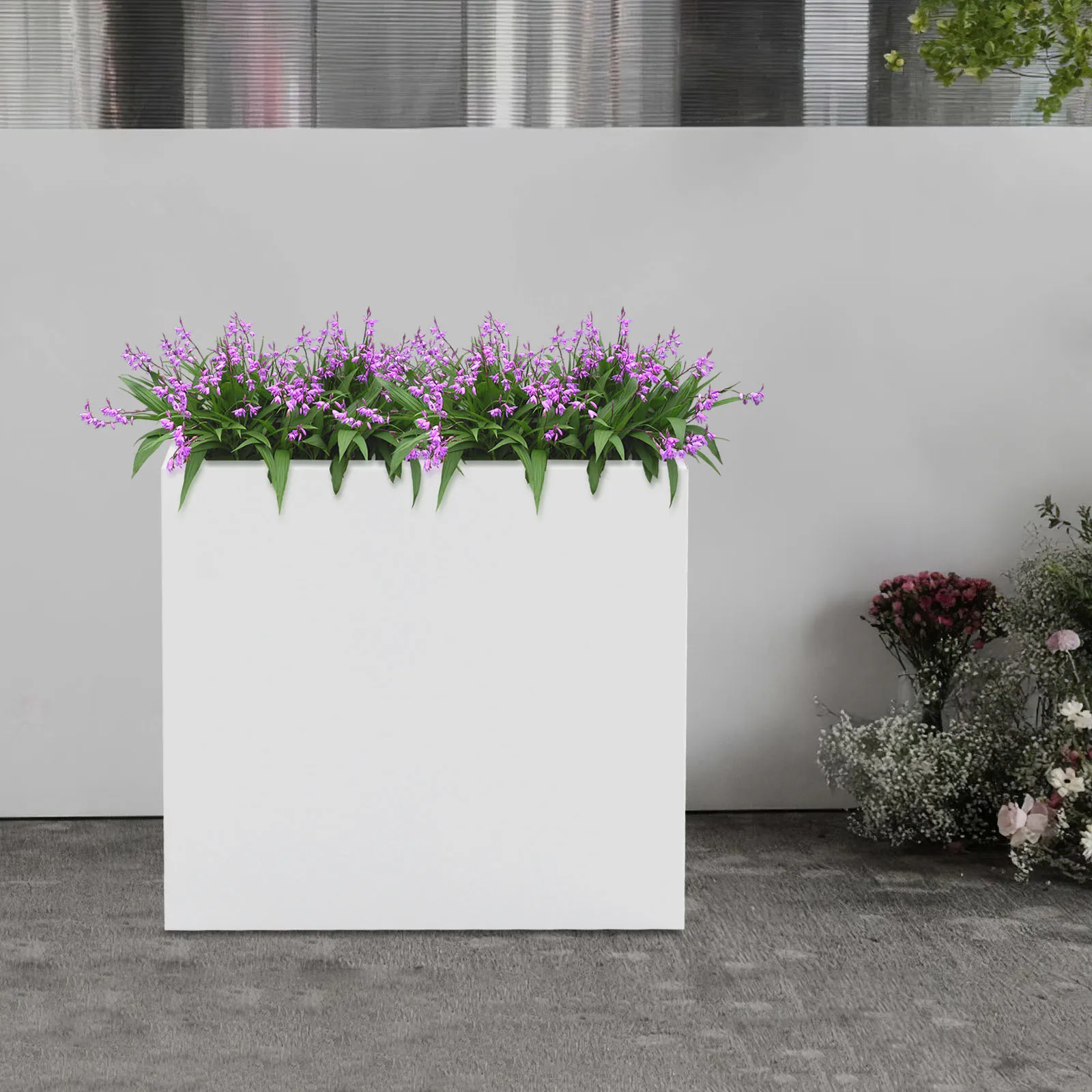 Garden Planter Box, Planter Box 22x20.5x10 Inch, Metal Raised Garden Bed, Galvanized Steel Rustproof Plant Box for Patio Lawn
Garden Planter Box, Planter Box 22x20.5x10 Inch, Metal Raised Garden Bed, Galvanized Steel Rustproof Plant Box for Patio Lawn