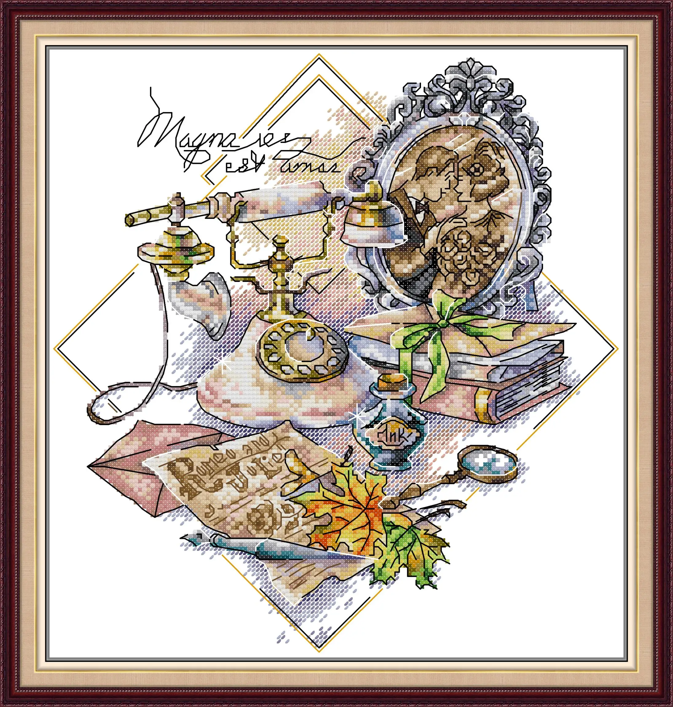 Maydear Full Cross Stitch Kit, 11CT/14CT/16CT/9CT Aida Fabric,DMC Threads Sewing Pattern Embroidery Set-Former times
Maydear Full Cross Stitch Kit, 11CT/14CT/16CT/9CT Aida Fabric,DMC Threads Sewing Pattern Embroidery Set-Former times