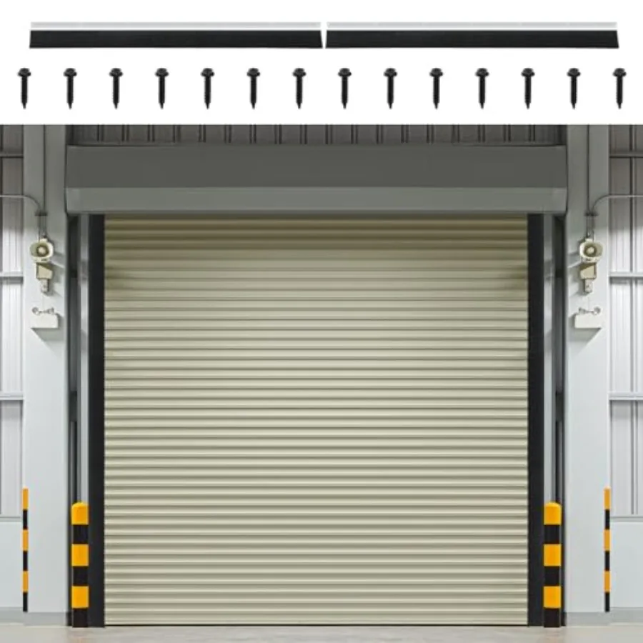 3" Roll up Garage Brush Seal for 8Feet Long Garage Door Seal Standard Nylon Brush with Aluminum Track No-Drill 45deg Holder for
3" Roll up Garage Brush Seal for 8Feet Long Garage Door Seal Standard Nylon Brush with Aluminum Track No-Drill 45deg Holder for