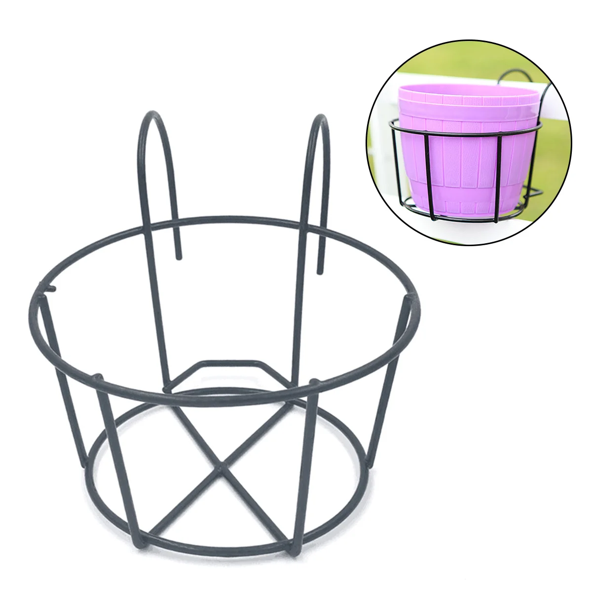 Iron Art Flowerpot Stand Metal Plant Pot Holder Geometric Design Size M Black for Home Office Tabletop Balcony Decoration 
Iron Art Flowerpot Stand Metal Plant Pot Holder Geometric Design Size M Black for Home Office Tabletop Balcony Decoration