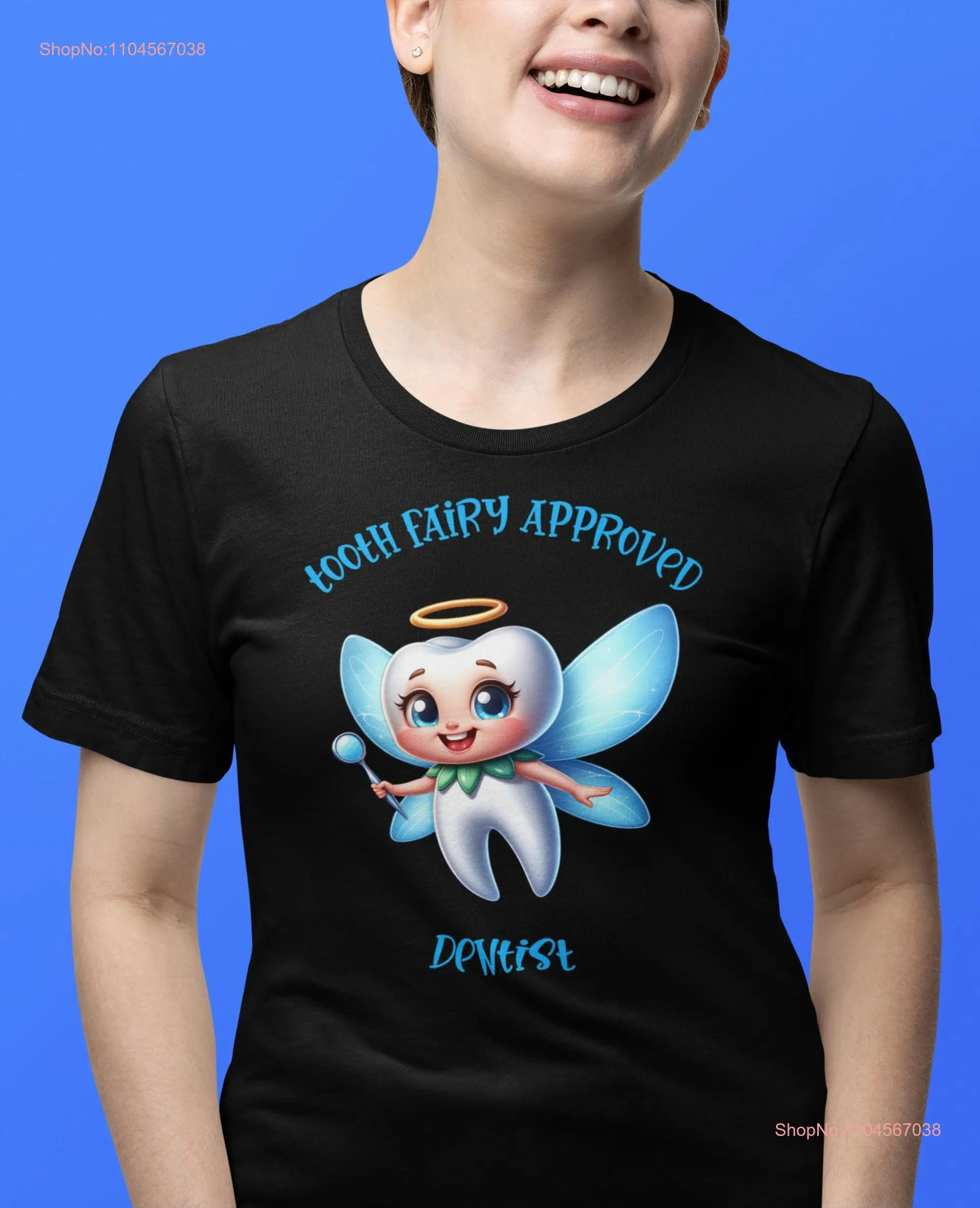 Tooth Fairy Approved T Shirt Dentist Cute Saying Dental Hygiene Graduation Present long or short sleeves
Tooth Fairy Approved T Shirt Dentist Cute Saying Dental Hygiene Graduation Present long or short sleeves