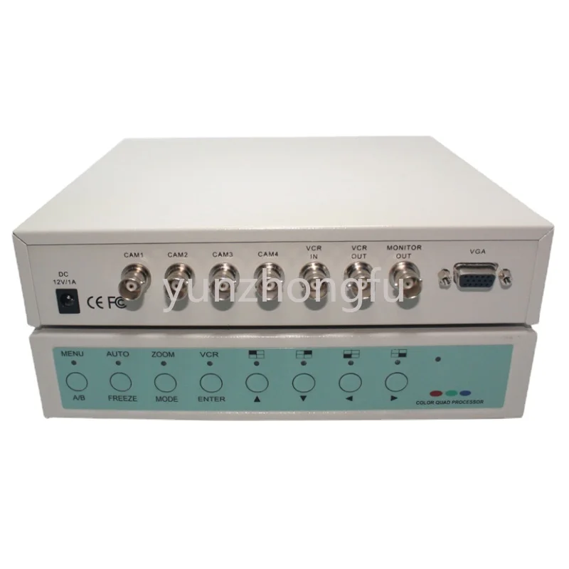 Analog Surveillance Camera Bnc4 Video Picture Splitter Four-Way Screen Splitter HD VGA Interface Output
Analog Surveillance Camera Bnc4 Video Picture Splitter Four-Way Screen Splitter HD VGA Interface Output