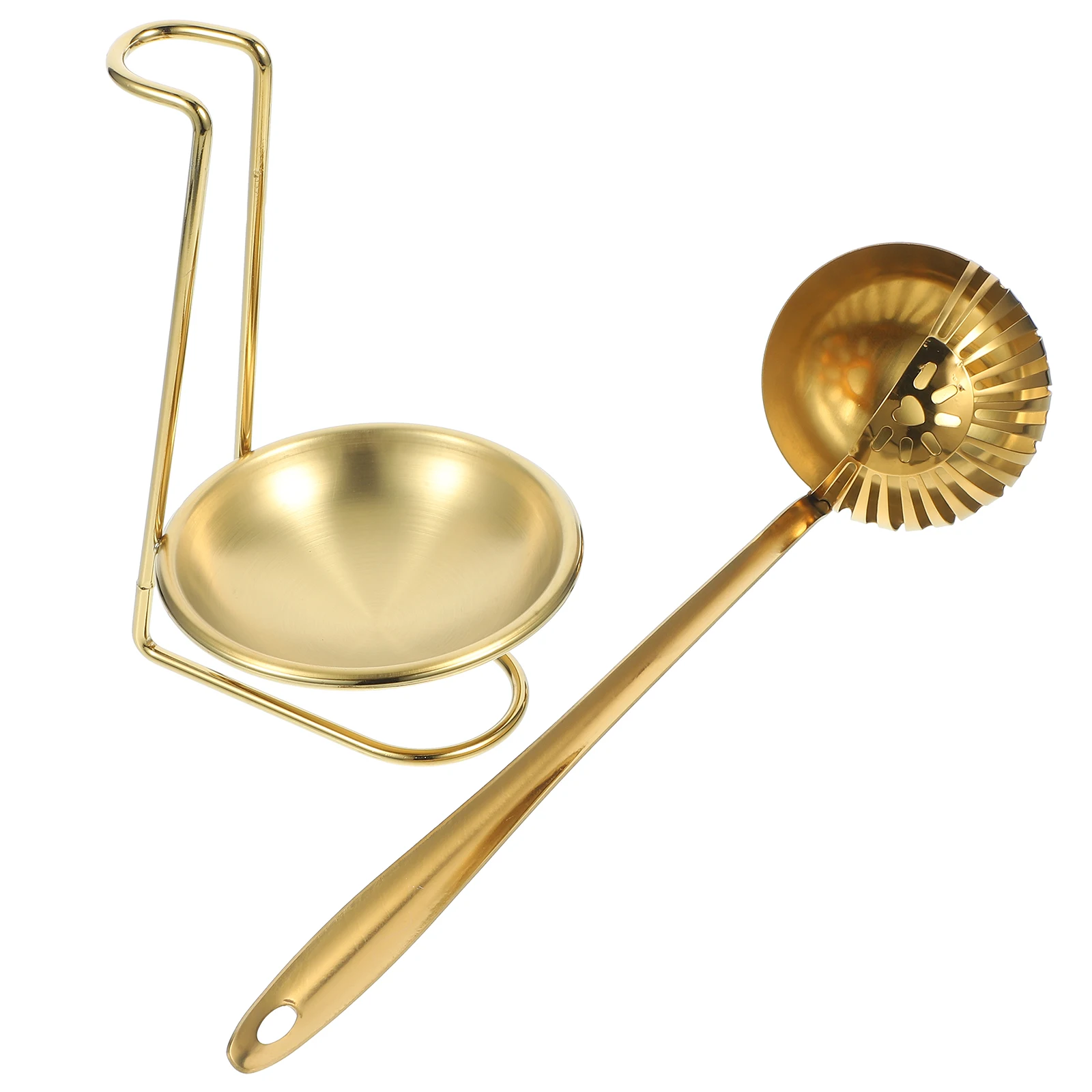 1Set Stainless Steel Spoon Rest Ladle Holder Kitchen Scoop Storage Rack for Home Hotel Restaurant Use Gold Utensils Set
1Set Stainless Steel Spoon Rest Ladle Holder Kitchen Scoop Storage Rack for Home Hotel Restaurant Use Gold Utensils Set
