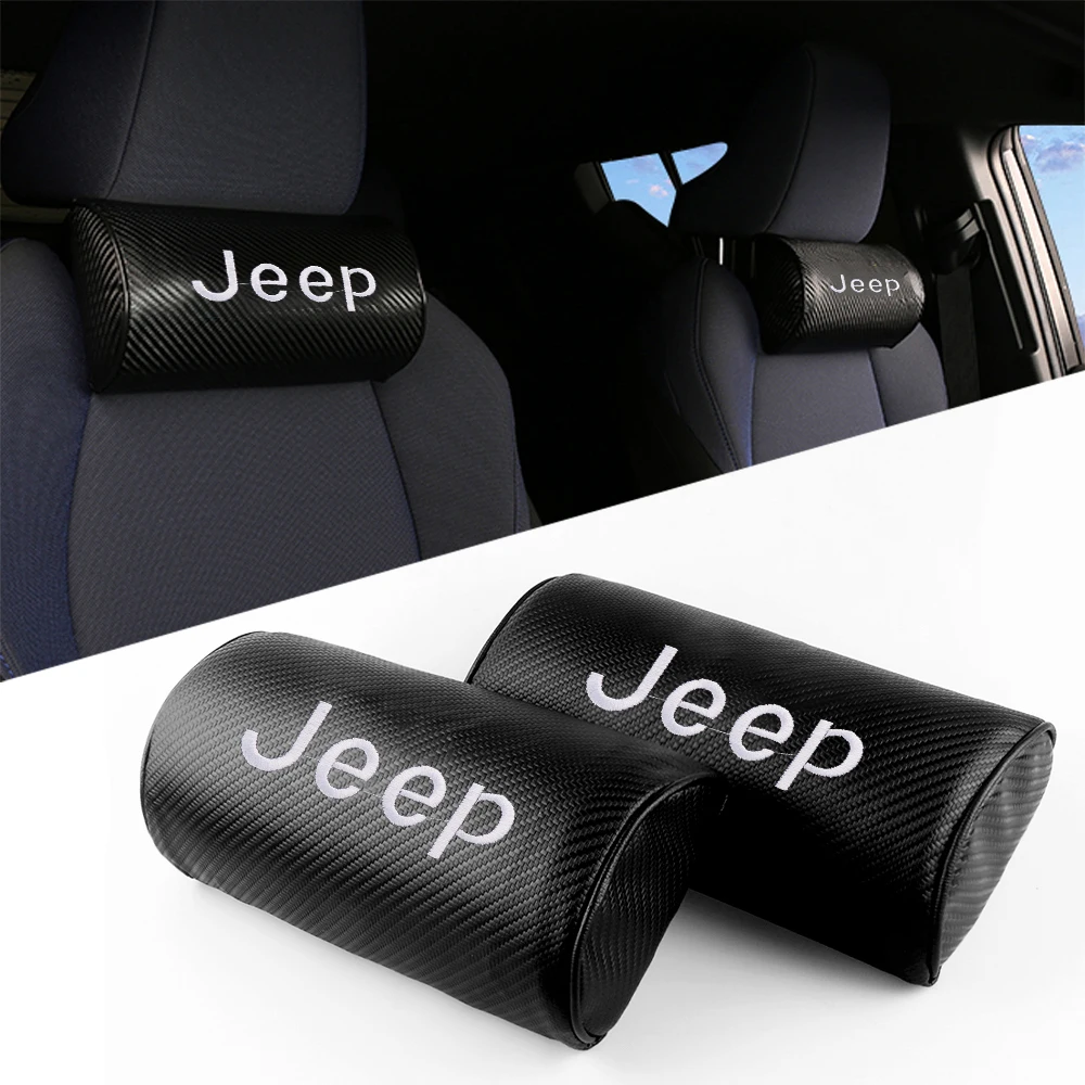 Car Seat Neck Pillow Leather Headrest Support For Jeep Grand Cherokee Wrangler JK Gladiator Compass Renegade Interior Accessorie
Car Seat Neck Pillow Leather Headrest Support For Jeep Grand Cherokee Wrangler JK Gladiator Compass Renegade Interior Accessorie