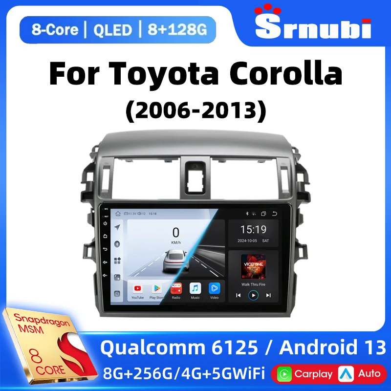 9-дюймовый автомобильный радиоприемник для Toyota Corolla 2006 2007 2008 2009 2010 2012 2013 2din Android13 Carplay Multimidia видеоплеер Navi головное устройство
9-дюймовый автомобильный радиоприемник для Toyota Corolla 2006 2007 2008 2009 2010 2012 2013 2din Android13 Carplay Multimidia видеоплеер Navi головное устройство