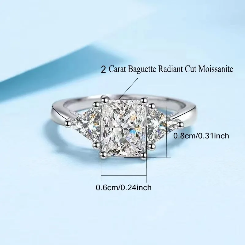 High Quality 925 Sterling Silver Ring with 2 Carat Moissanite Men's Luxury Shiny Ring, Birthday Anniversary Wedding Jewelry Gift
High Quality 925 Sterling Silver Ring with 2 Carat Moissanite Men's Luxury Shiny Ring, Birthday Anniversary Wedding Jewelry Gift