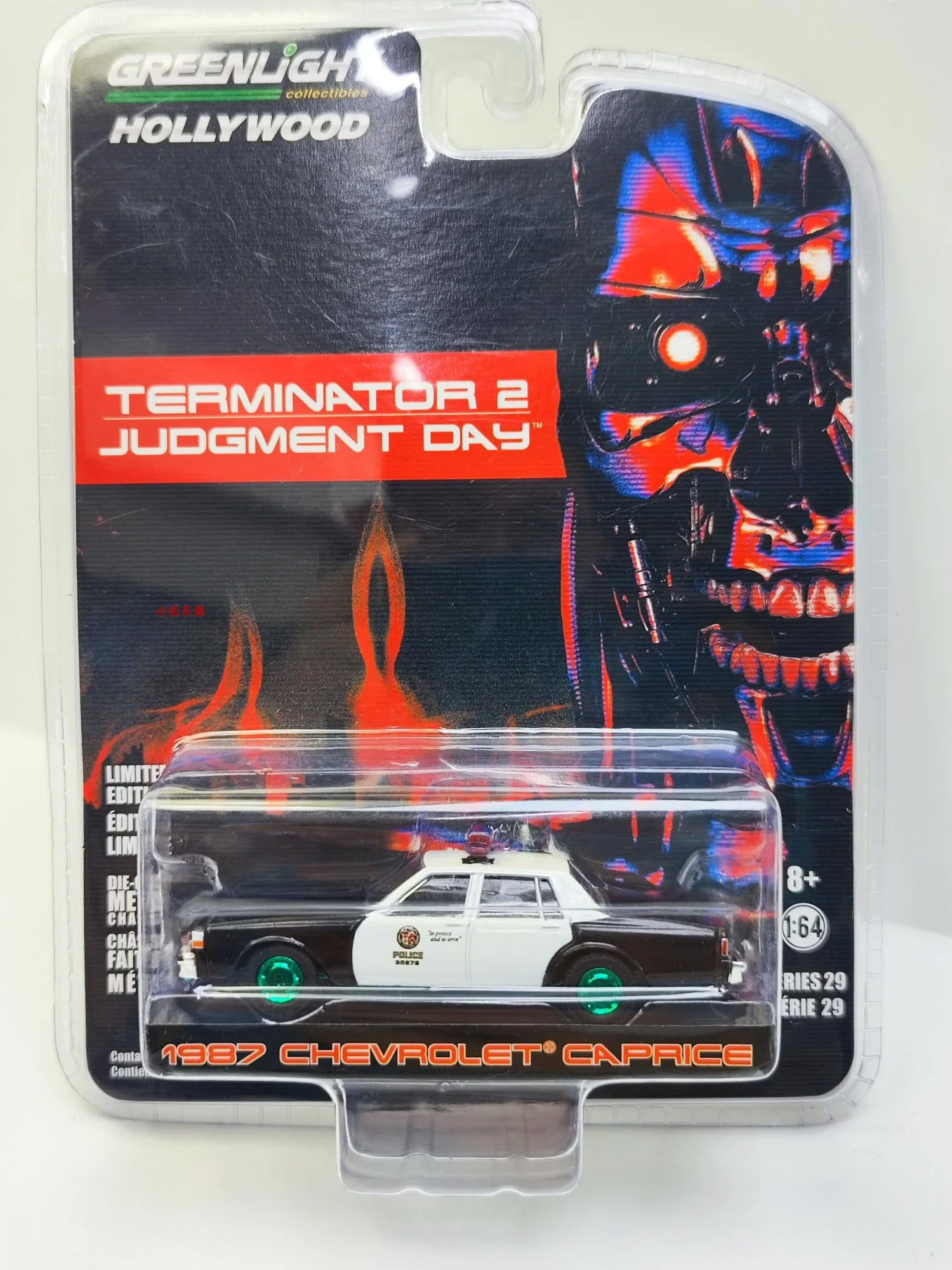 GreenLight 1:64 Terminator Hollywood Movie 29- Terminator 2 Green Machinecar Model Car Collection Toys Gifts
GreenLight 1:64 Terminator Hollywood Movie 29- Terminator 2 Green Machinecar Model Car Collection Toys Gifts