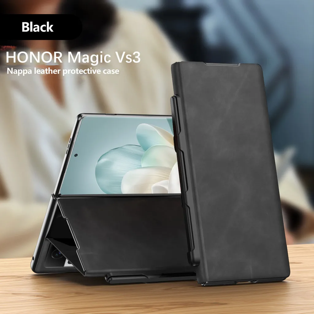 Роскошный кожаный чехол Nappa для телефона Honor Magic Vs3 высококачественный деловой складной защитный чехол с ручкой S
Роскошный кожаный чехол Nappa для телефона Honor Magic Vs3 высококачественный деловой складной защитный чехол с ручкой S