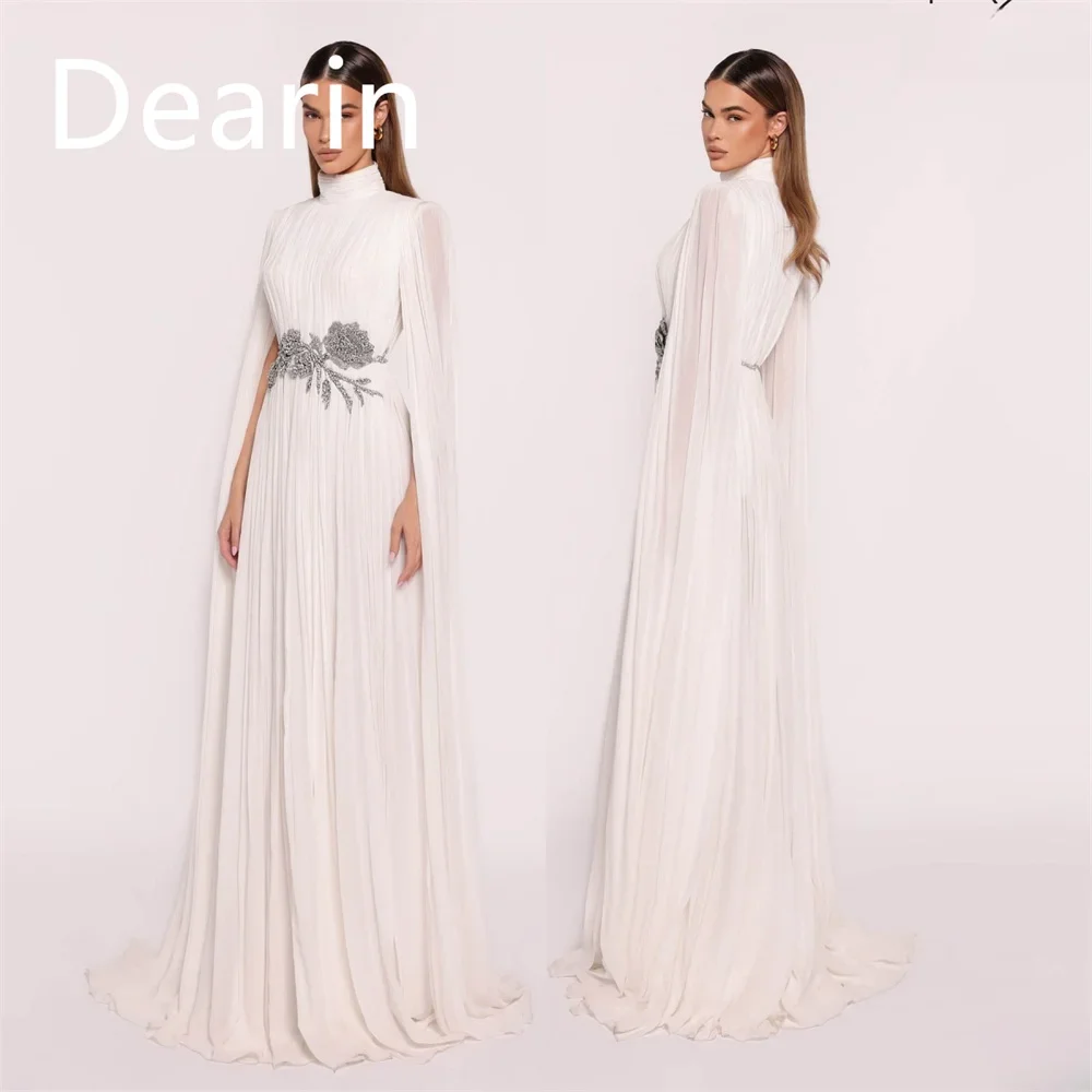 Customized Women Evening Gown Prom Dearin Scoop Neckline A-line Skirts Stole Draped Bespoke Occasion Dresses Formal Dress
Customized Women Evening Gown Prom Dearin Scoop Neckline A-line Skirts Stole Draped Bespoke Occasion Dresses Formal Dress