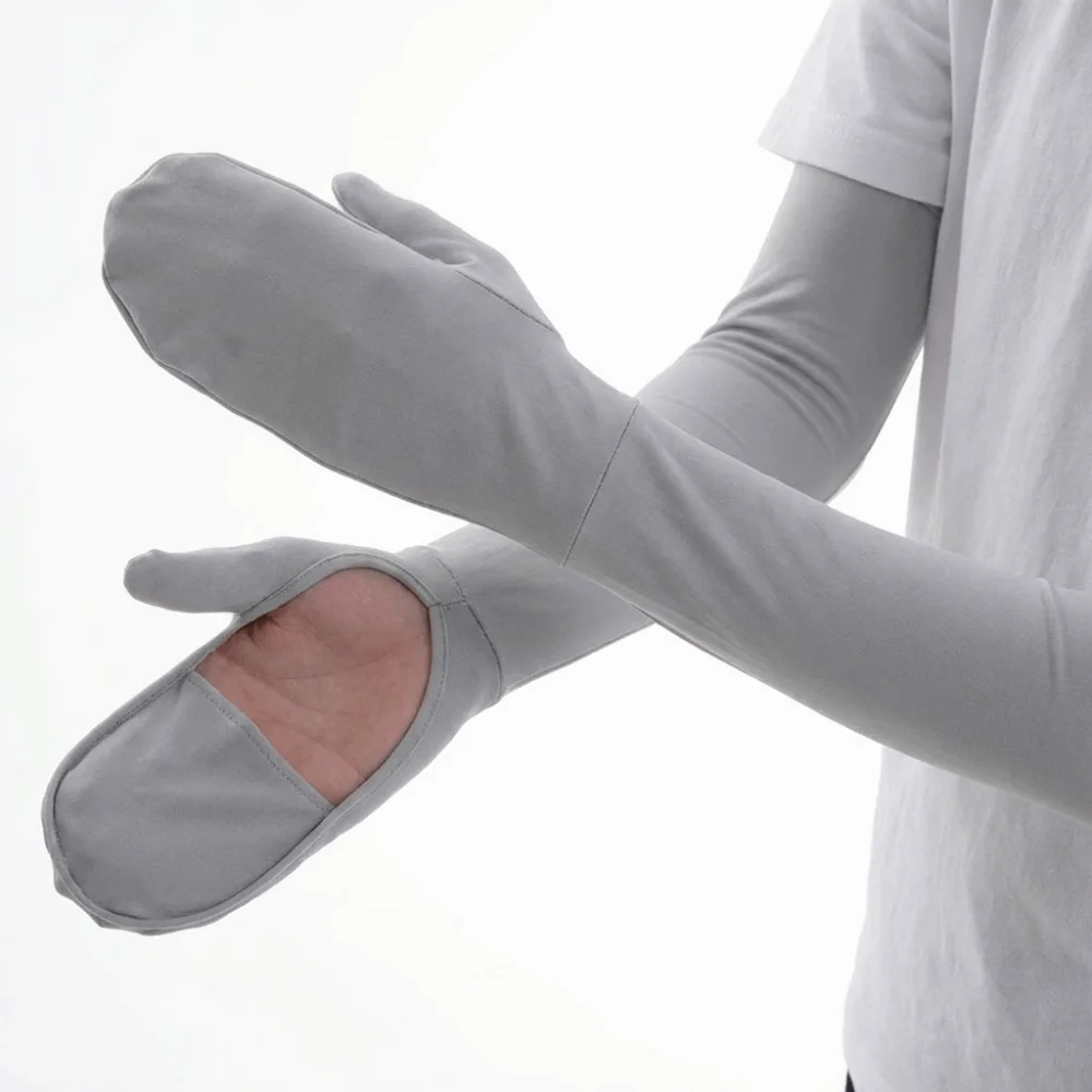 Thin Solid Color Long Sleeve Non-slip Flip Sunscreen Sleeve Gloves Breathable Cooling Summer Arm Cover Fishing
Thin Solid Color Long Sleeve Non-slip Flip Sunscreen Sleeve Gloves Breathable Cooling Summer Arm Cover Fishing