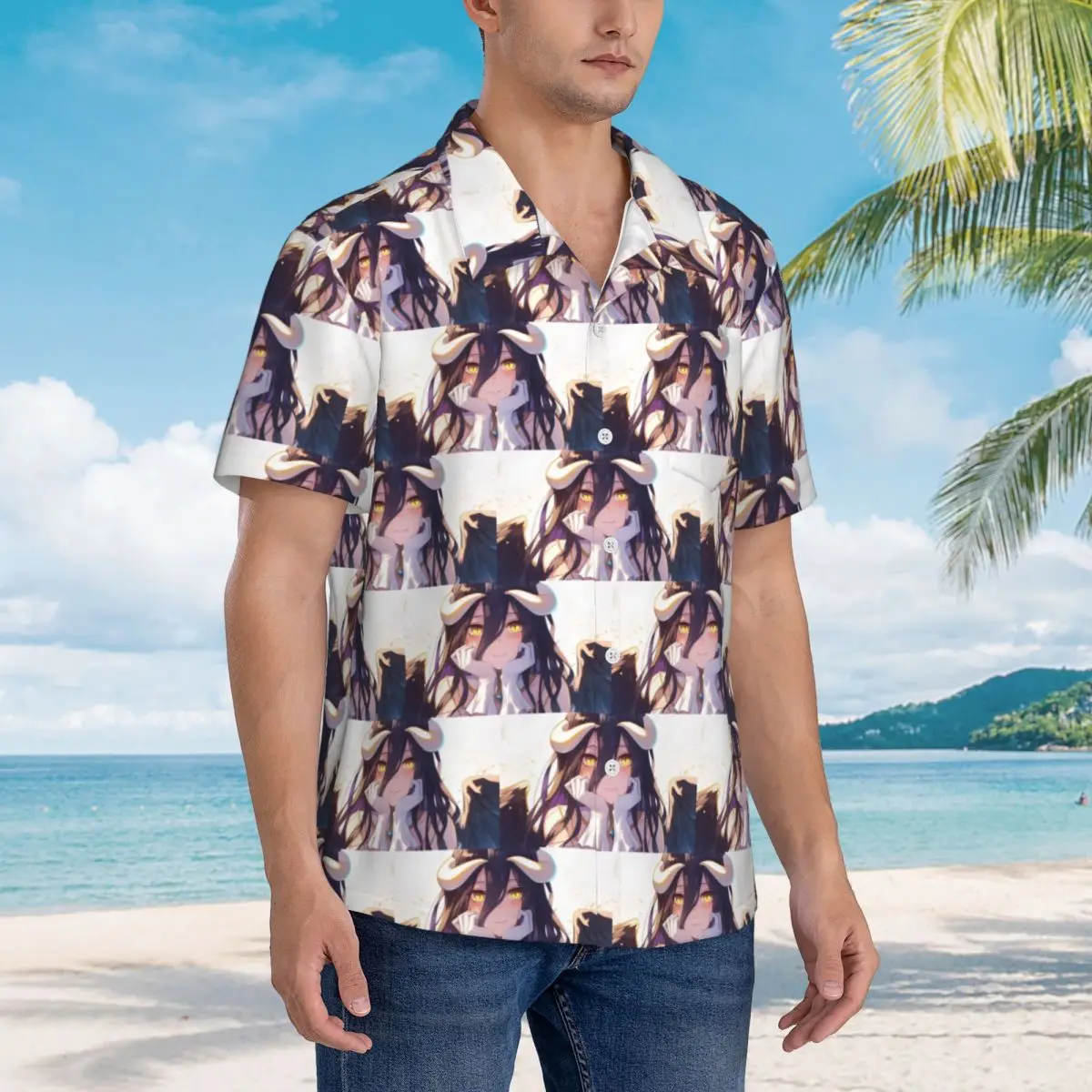 Adventure Anime Albedo Overlord Hawaiian Shirts Funny Men Short Sleeve Shirt for Summer Beach Men's Lapel Tops
Adventure Anime Albedo Overlord Hawaiian Shirts Funny Men Short Sleeve Shirt for Summer Beach Men's Lapel Tops