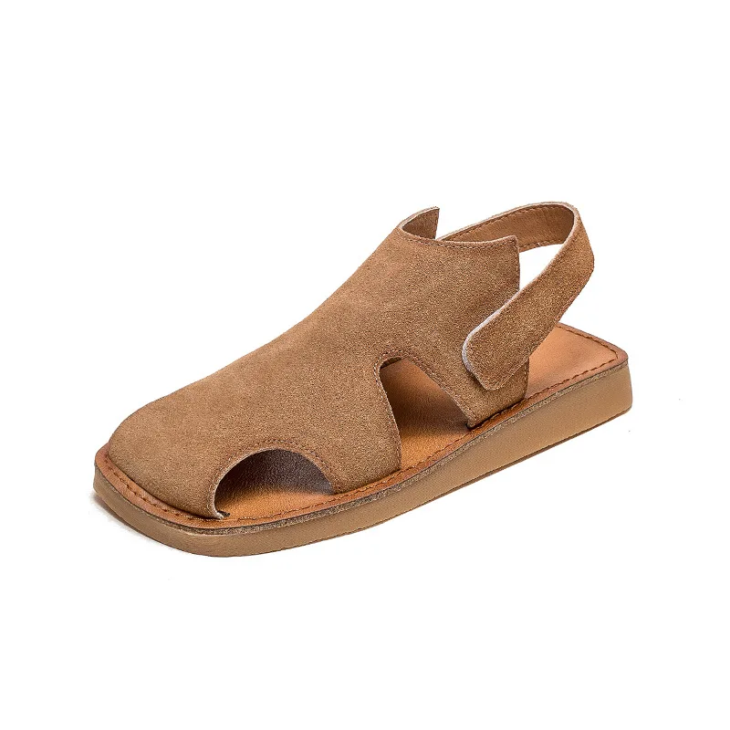 Women Roman Sandals Summer Shoes Retro Style Handmade Genuine Leather Soft Comfort Back Strap Casual Flat Sandals
Women Roman Sandals Summer Shoes Retro Style Handmade Genuine Leather Soft Comfort Back Strap Casual Flat Sandals