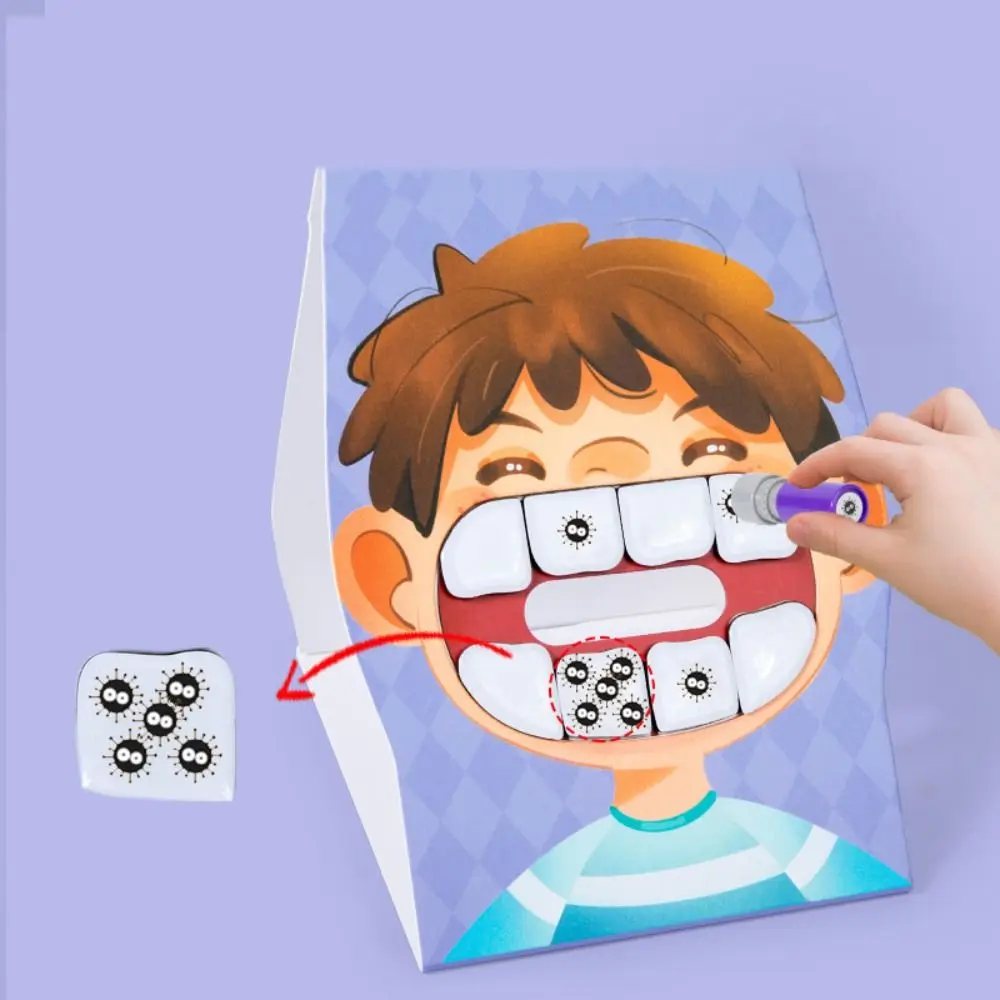 Paper Simulation Brushing Teeth Game with Toothbrush Counting Montessori Parish Toy Fine Motor Teeth Model
Paper Simulation Brushing Teeth Game with Toothbrush Counting Montessori Parish Toy Fine Motor Teeth Model