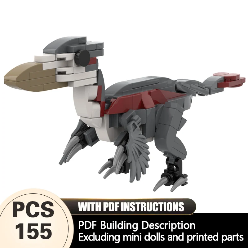 Creators Animal Series Model MOC Building Bricks Austroraptor Modular Technology Gifts Holiday Assemble Children Toys Suit
Creators Animal Series Model MOC Building Bricks Austroraptor Modular Technology Gifts Holiday Assemble Children Toys Suit