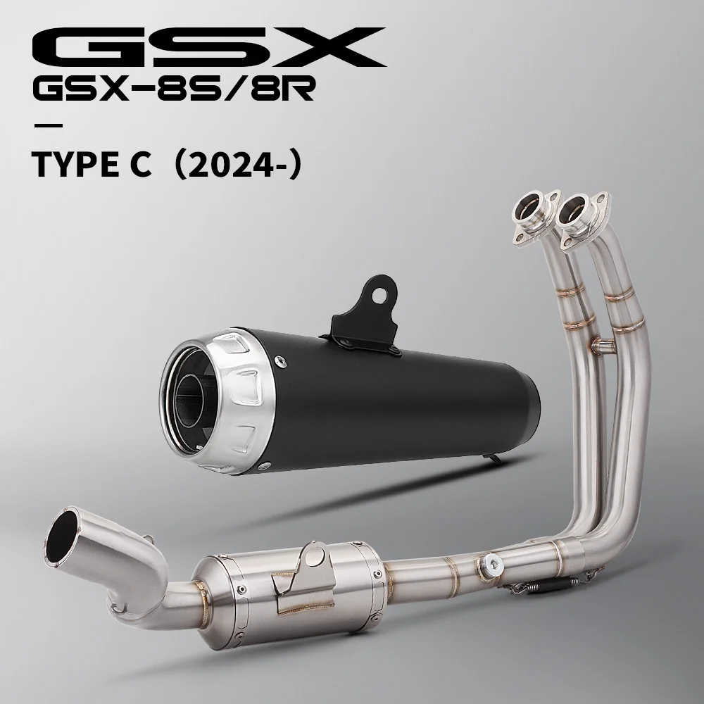 For 2024- GSX 8S GSX8R Motorcycle Engine Exhaust Muffler System Front Link Pipe
For 2024- GSX 8S GSX8R Motorcycle Engine Exhaust Muffler System Front Link Pipe
