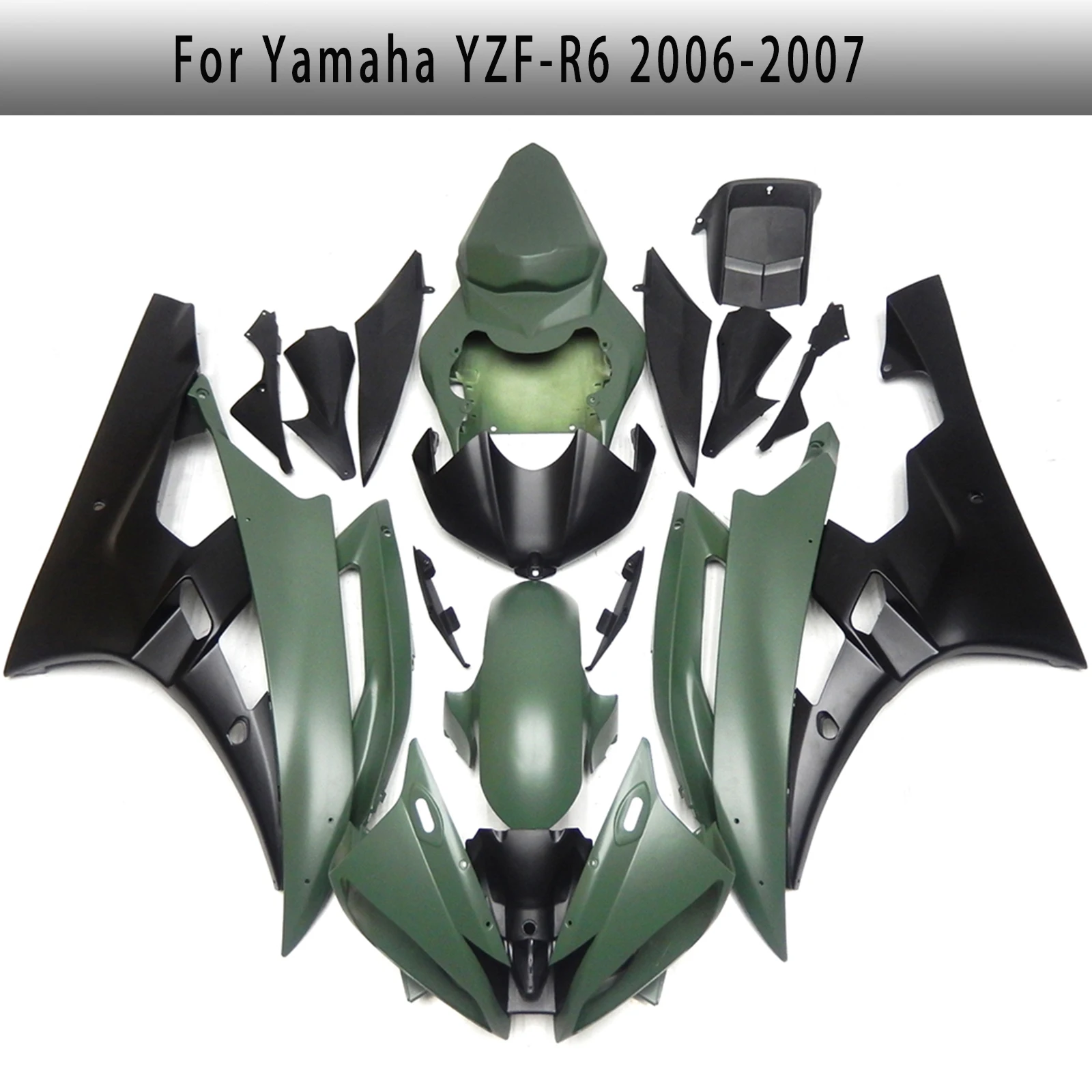 Full Fairings Kit For YZF R6 2006 2007 YZFR6 06 07 YZF-R6 High Quality ABS Injection Molded Parts ABS Carbon Moto Bodywork
Full Fairings Kit For YZF R6 2006 2007 YZFR6 06 07 YZF-R6 High Quality ABS Injection Molded Parts ABS Carbon Moto Bodywork