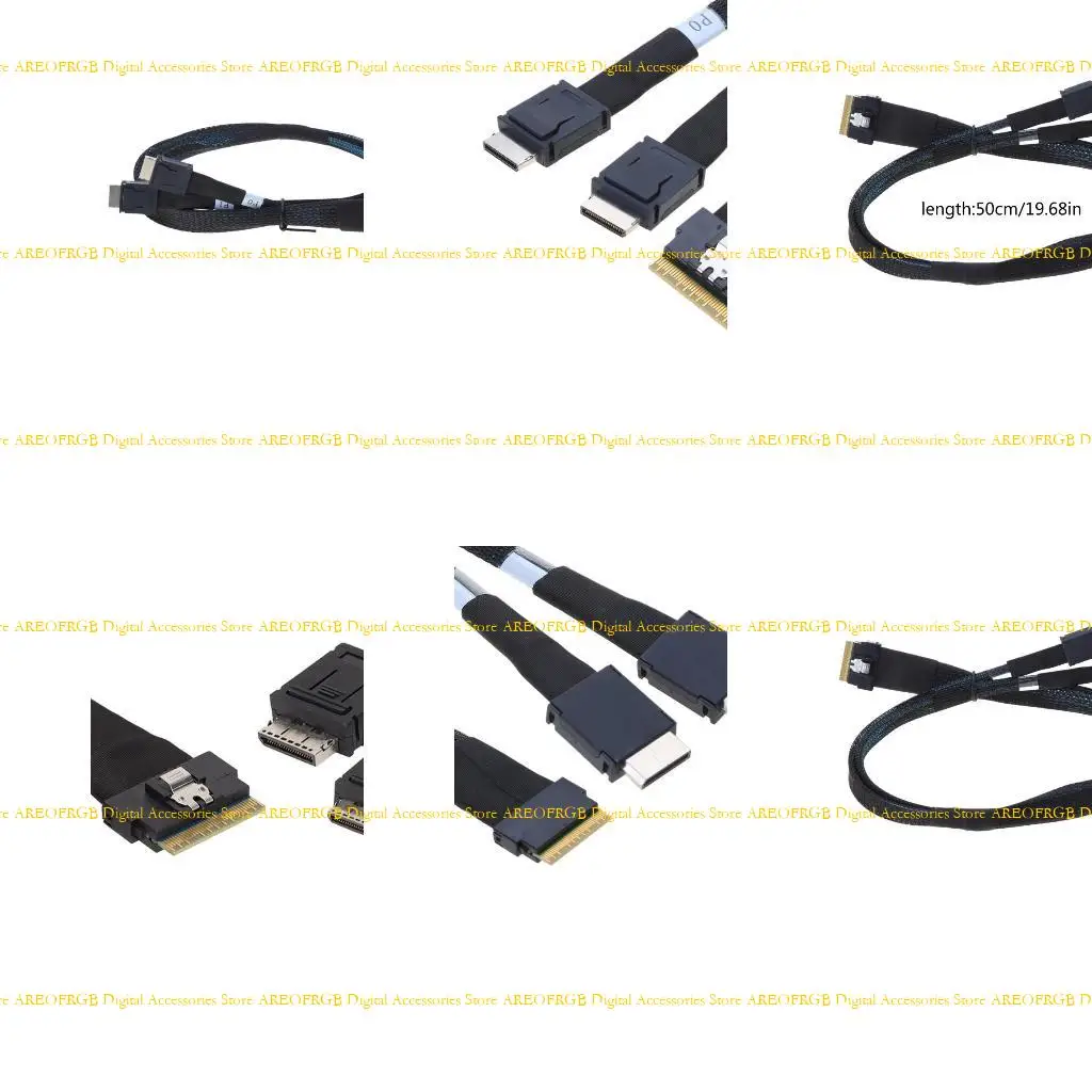 E21E Slimsas SFF-8654 8i to Oculink SFF-8611 4ix2 Support 16-24Gbps Fast Speed Cable
E21E Slimsas SFF-8654 8i to Oculink SFF-8611 4ix2 Support 16-24Gbps Fast Speed Cable