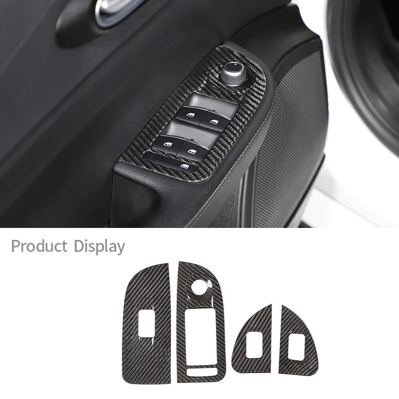 For Alfa Romeo Giulia 2017-2022 Real Carbon Fiber Window Lift Switch Button Frame Cover Trim Car Interior Accessories
For Alfa Romeo Giulia 2017-2022 Real Carbon Fiber Window Lift Switch Button Frame Cover Trim Car Interior Accessories