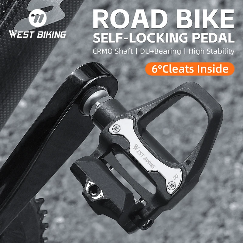 Самоблокирующиеся педали для шоссейного велосипеда WEST BIKING, педаль с замком для велосипеда для системы SPD-SL, дорожный велосипед, алюминиевый сплав, нейлон, аксессуары для велоспорта
Самоблокирующиеся педали для шоссейного велосипеда WEST BIKING, педаль с замком для велосипеда для системы SPD-SL, дорожный велосипед, алюминиевый сплав, нейлон, аксессуары для велоспорта